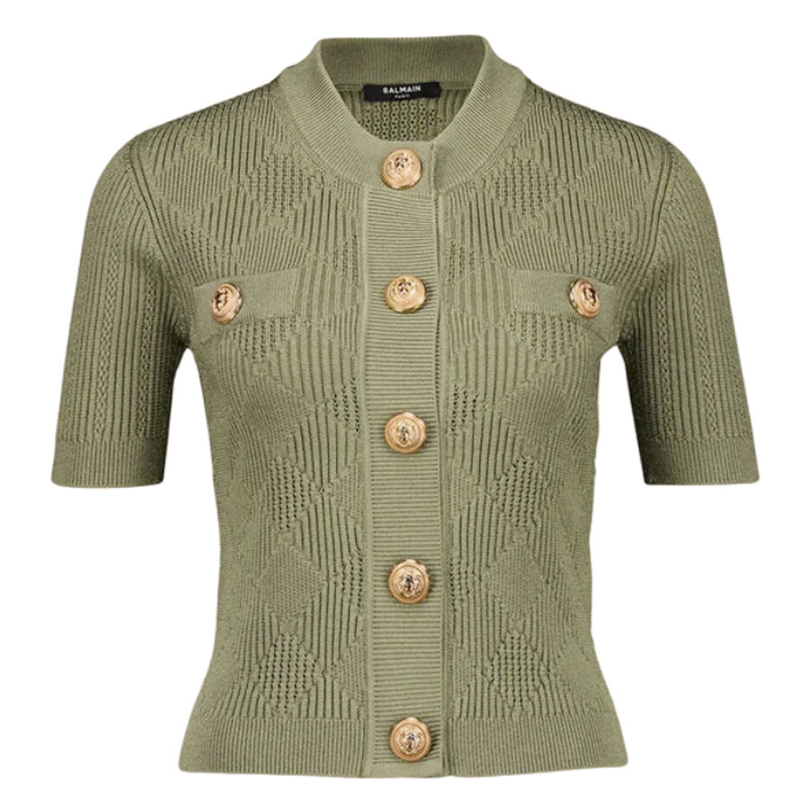 Balmain Button-Detailed Knit Cardigan - 4