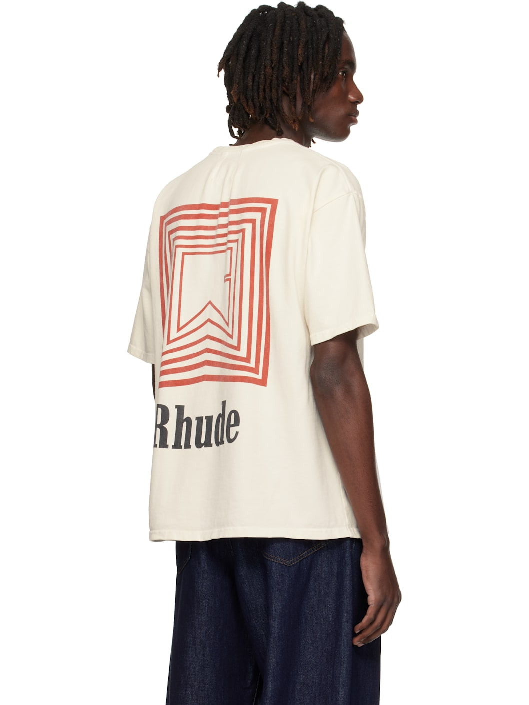 Off-White Chevron Logo Repeat T-shirt - 3
