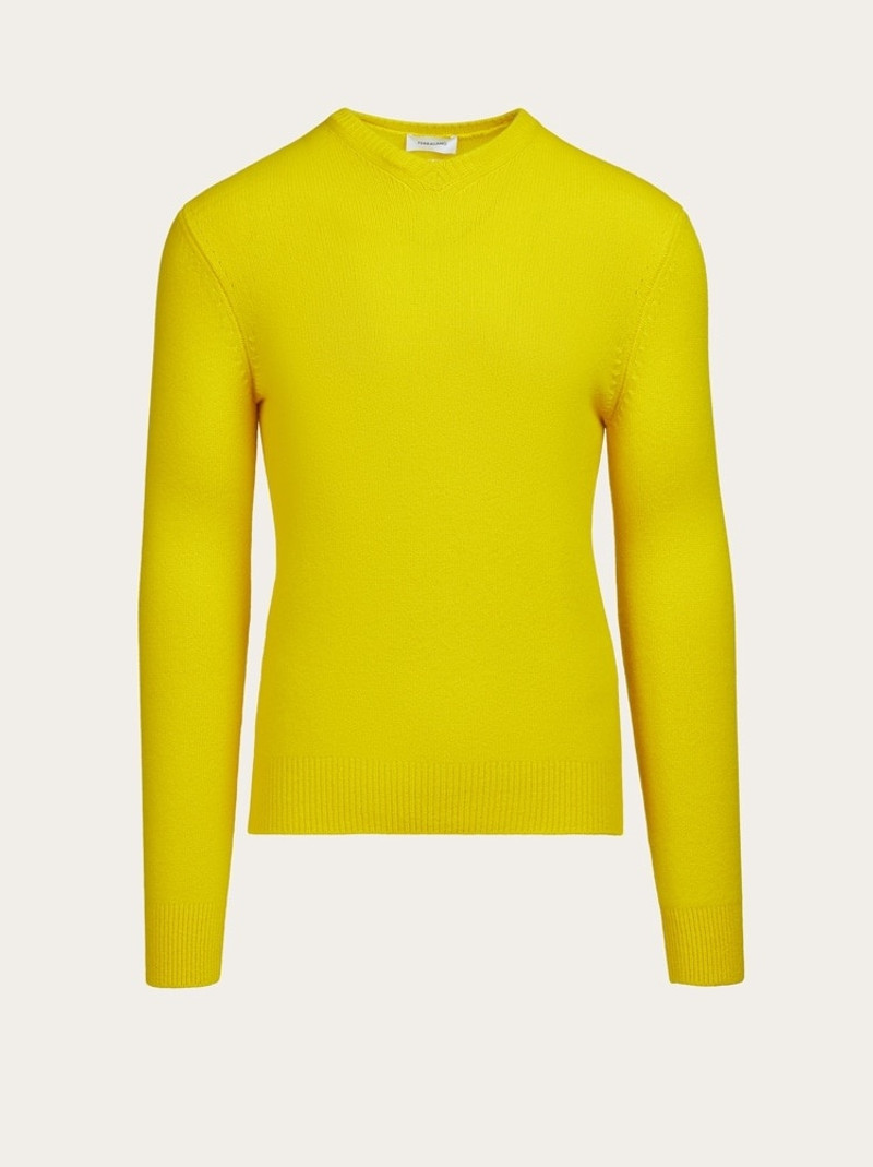 SLIM FIT V-NECK SWEATER 1