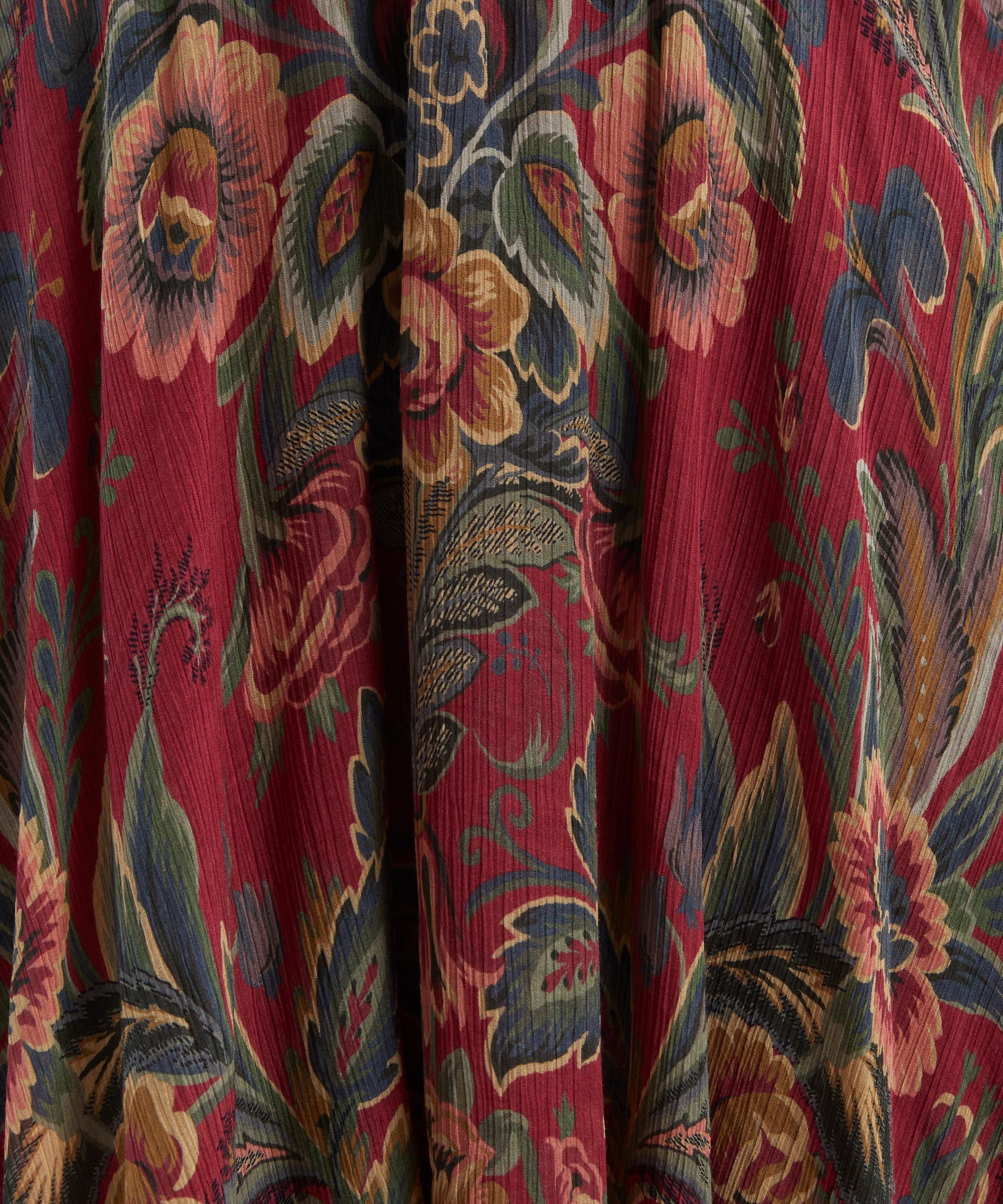 Floral Silk-Blend Mini Dress - 5