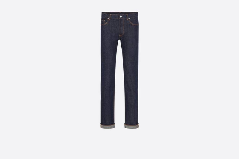 'DIOR' Selvedge Long Slim-Fit Jeans 1