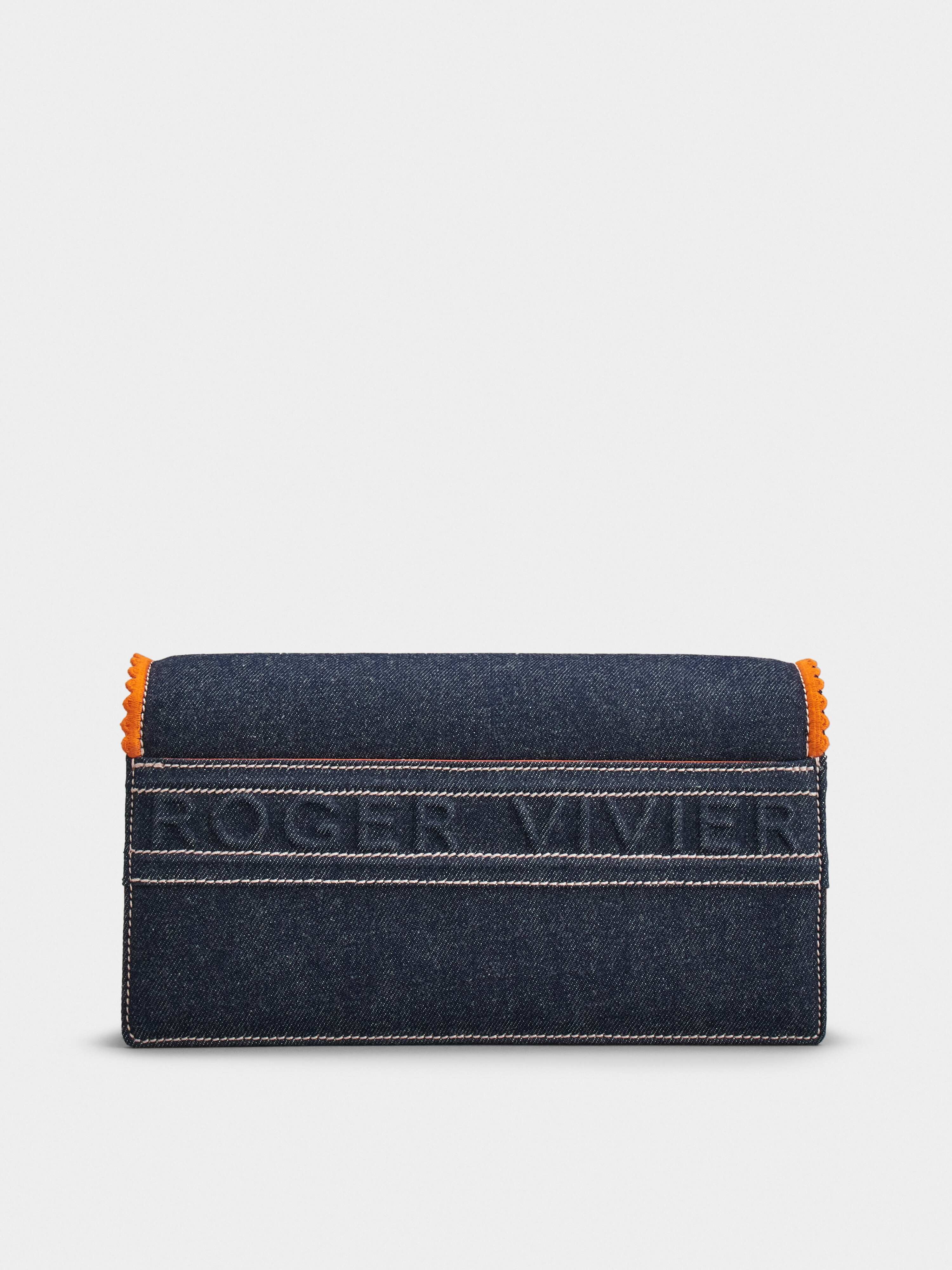 Viv' Choc Funky Bag in Denim - 4