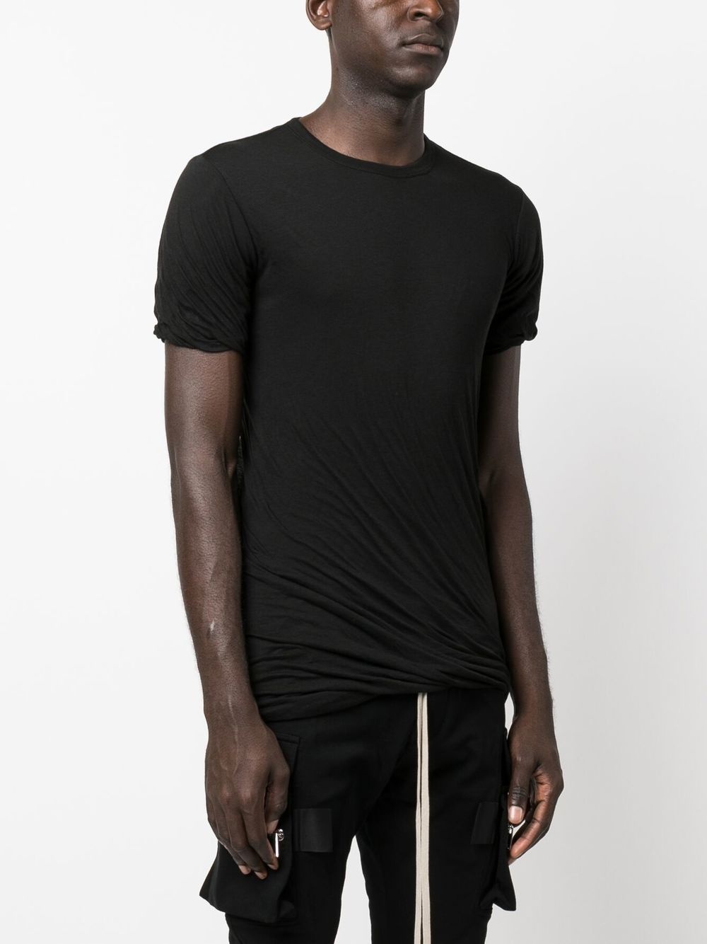 ruched short-sleeved T-shirt - 3