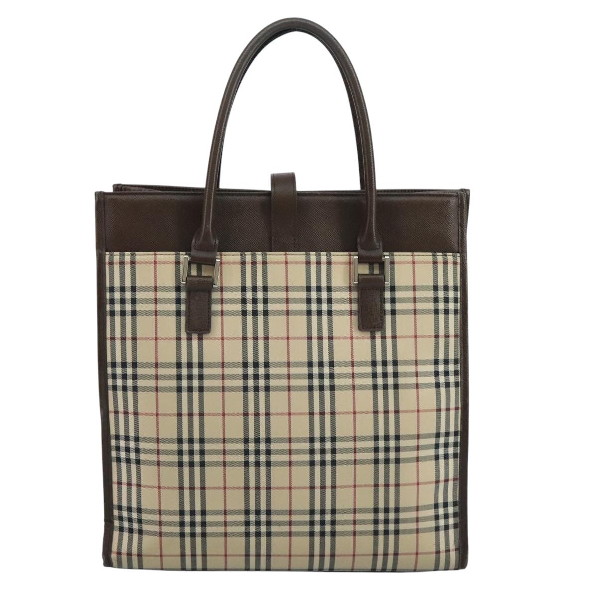Burberry Nova Check Tote Bag Canvas Beige - 3