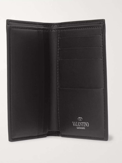 Valentino Valentino Garavani Logo-Print Leather Bifold Cardholder outlook