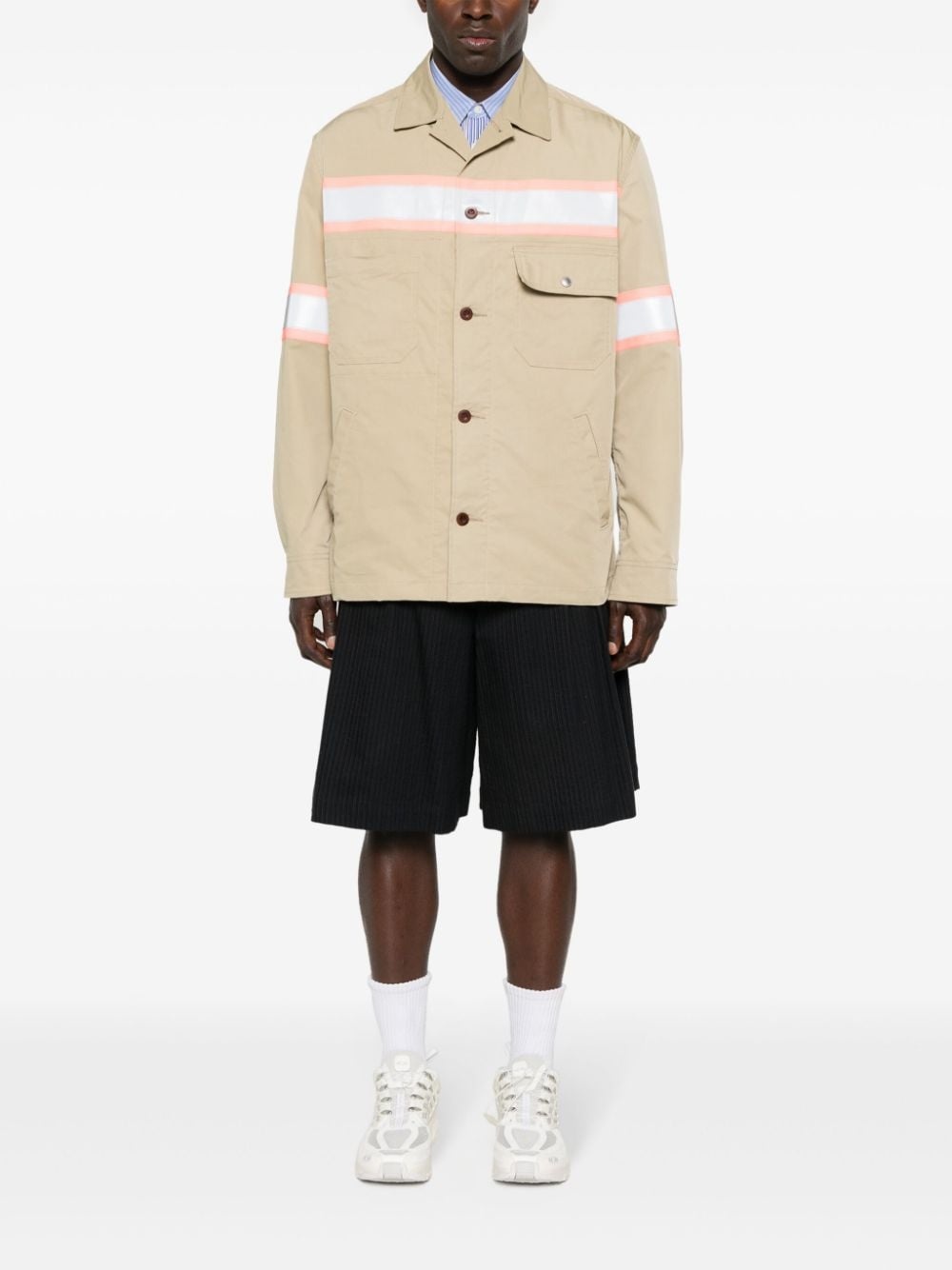 reflective-detail jacket - 2