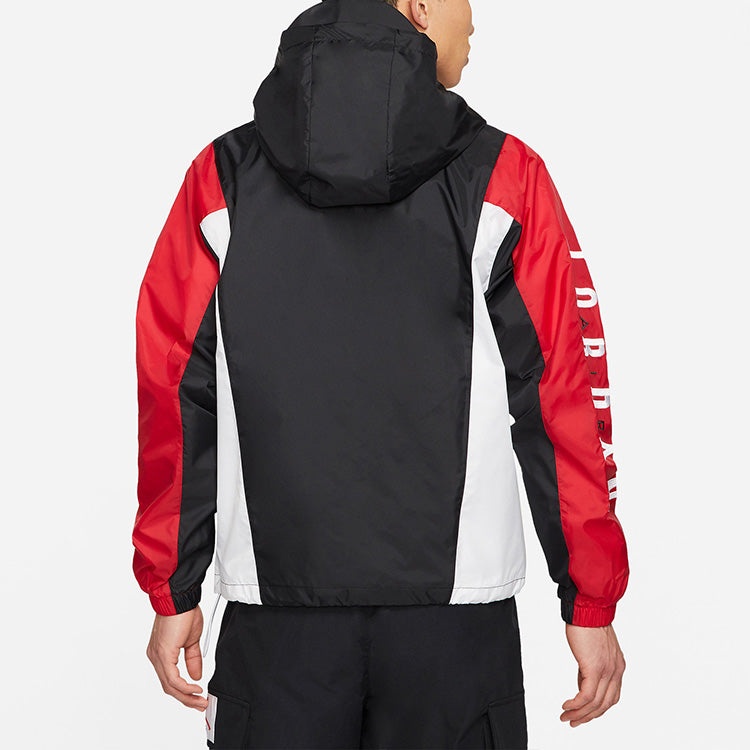Air Jordan MENS Jumpman Multicolor Basketball Hooded Jacket Black/Red CV2241-010 - 5
