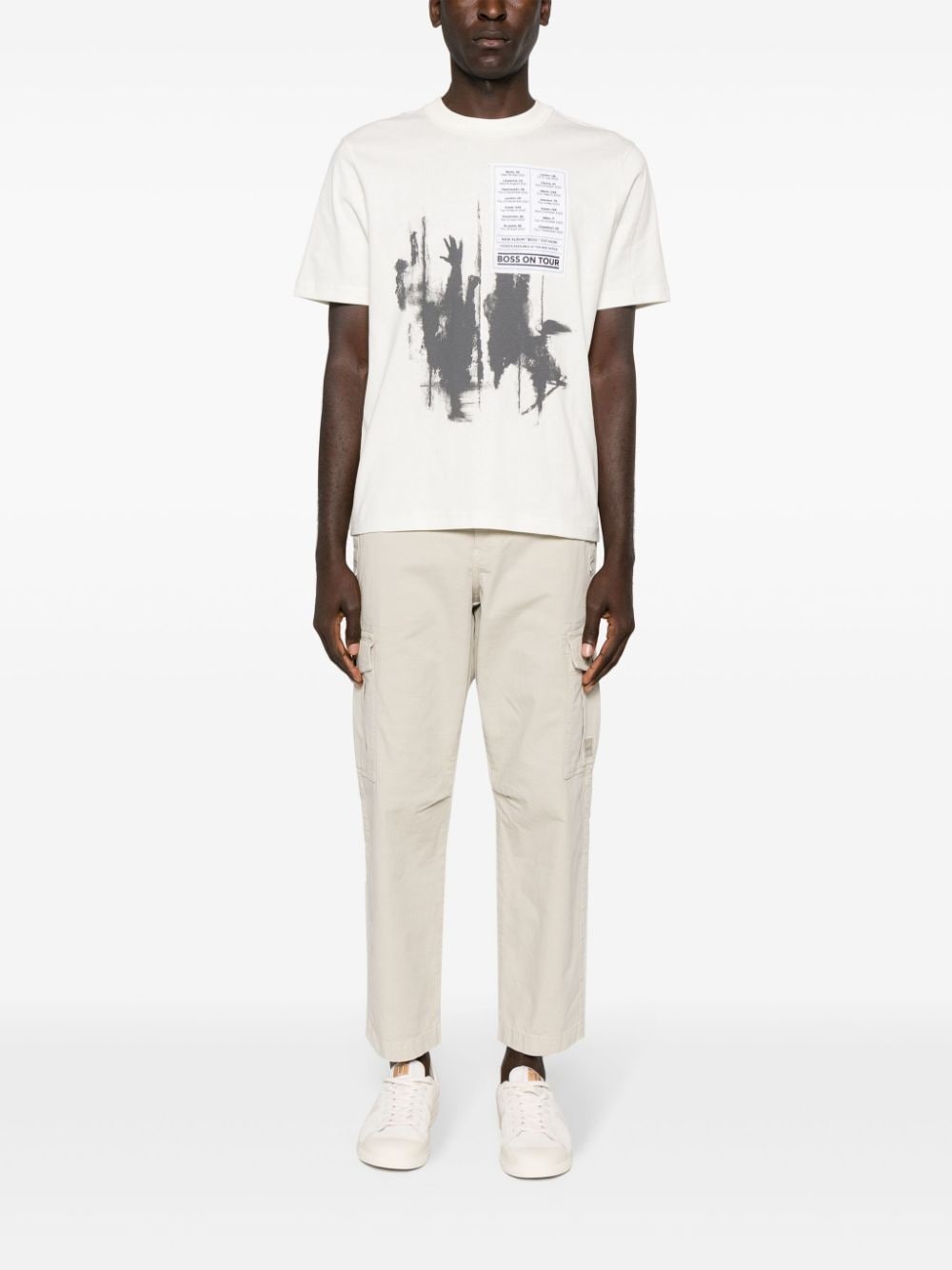 mid-rise cargo trousers - 2