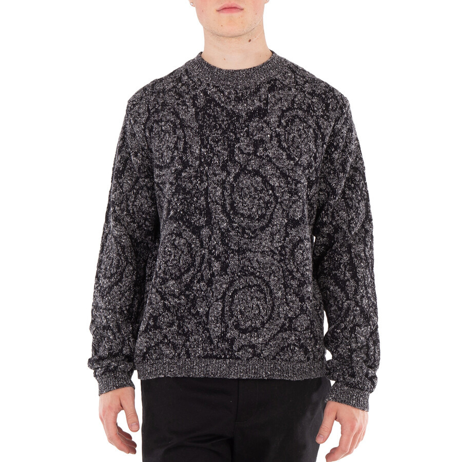 Versace Cable-Knit Barocco Sweater - 3