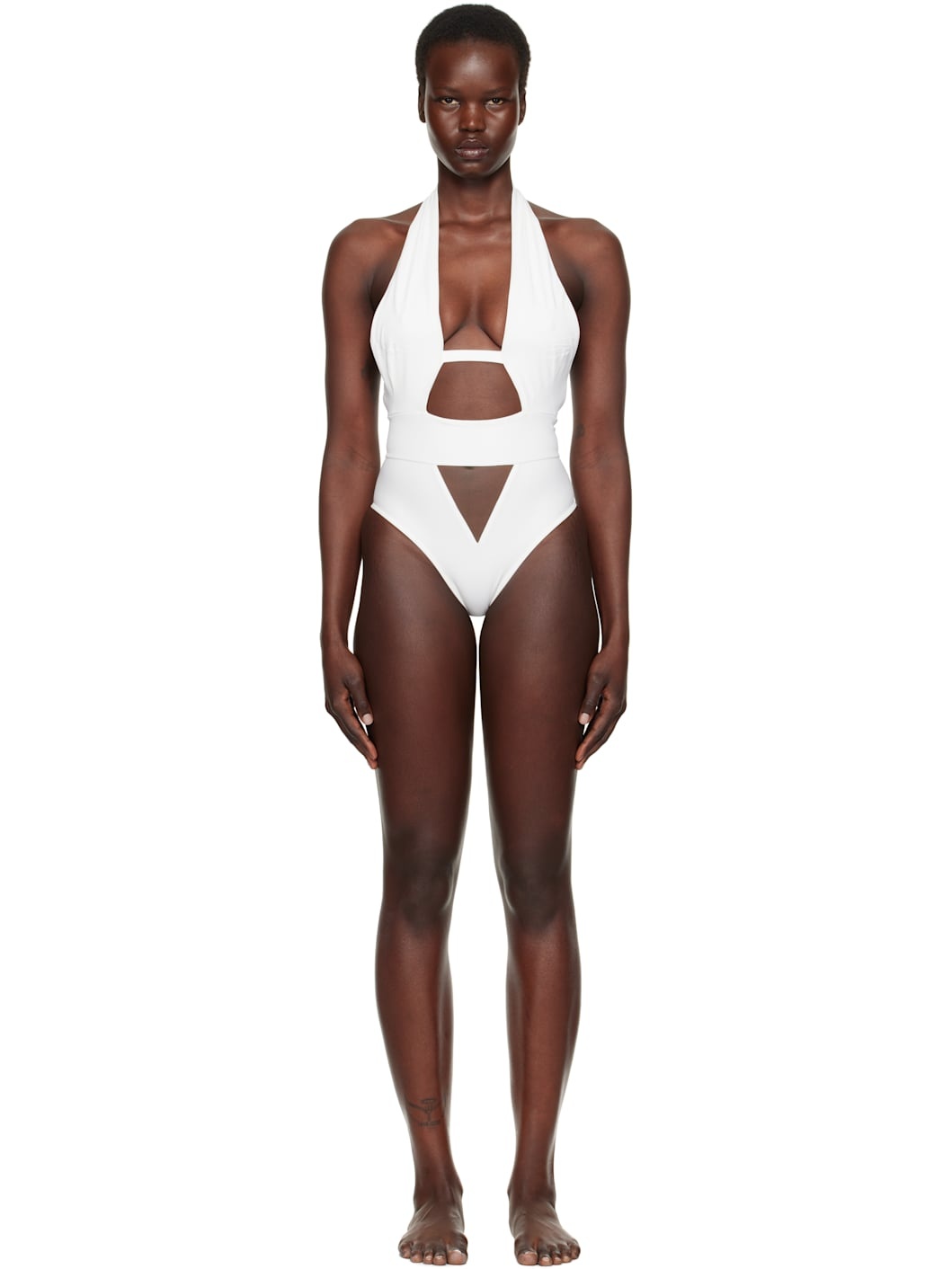White Anja One-Piece Swimsuit - 1