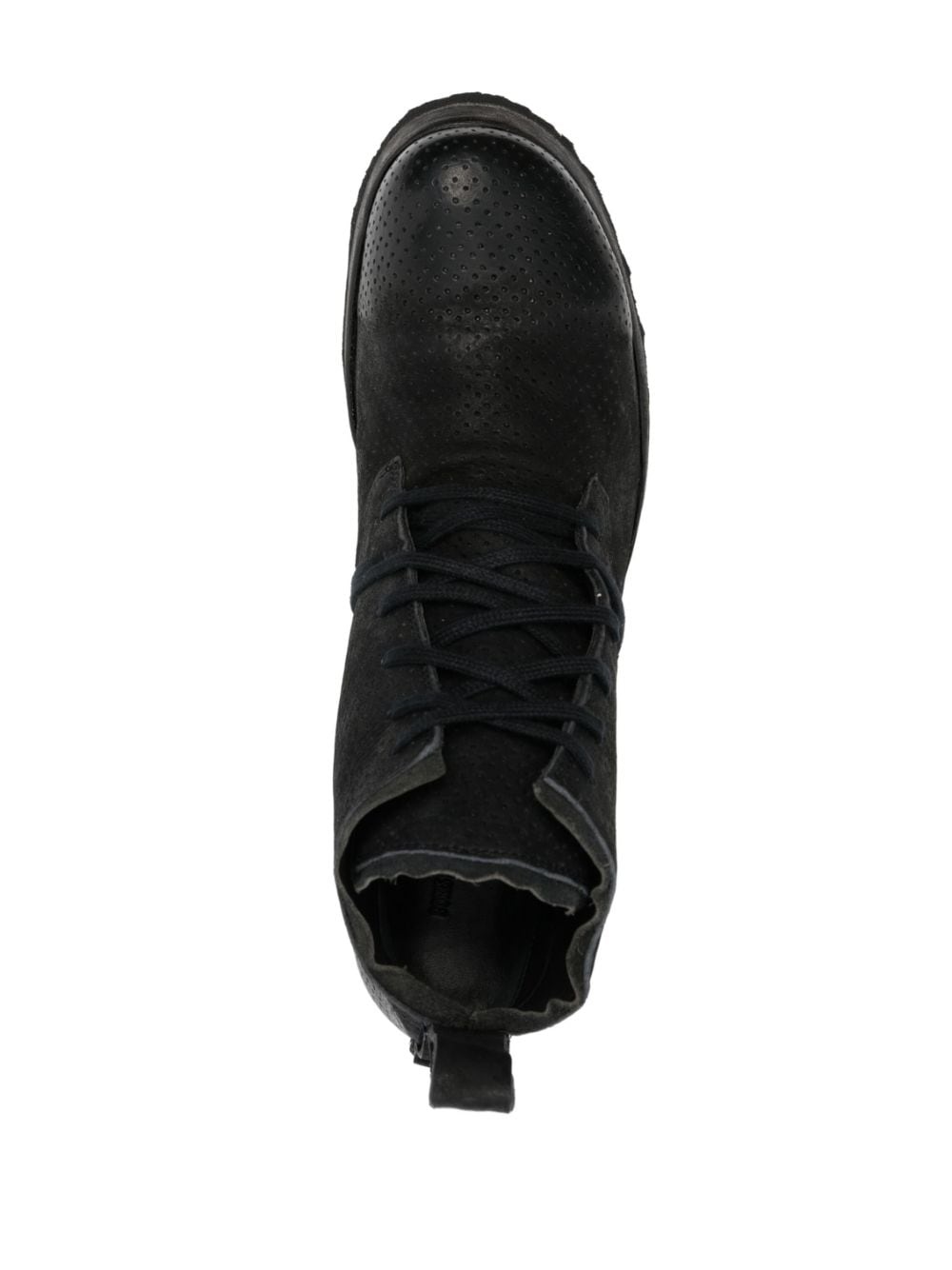 perforated leather boots - 4