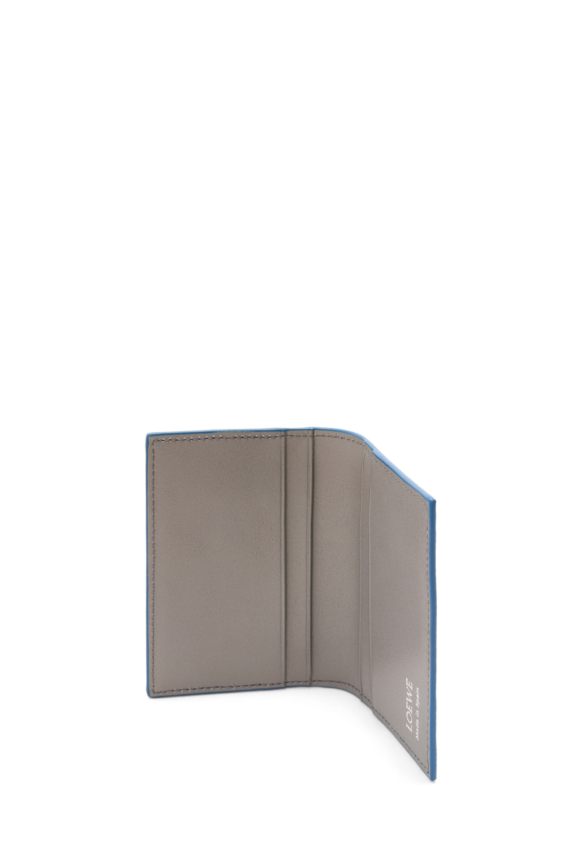 Slim bifold cardholder in shiny nappa calfskin - 3
