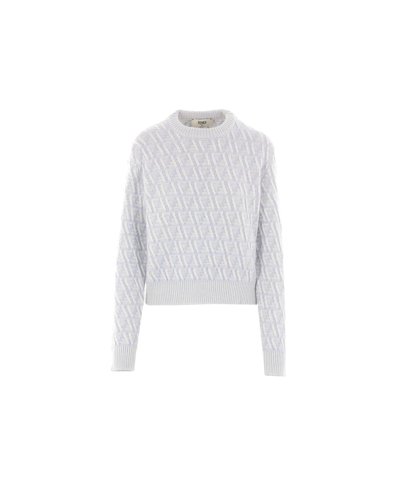 Monogrammed Crewneck Knitted Jumper - 1