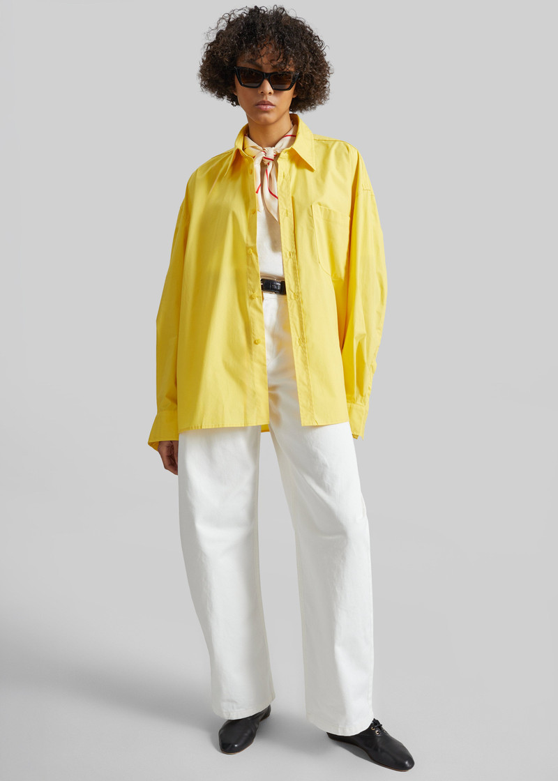 Cascais Oversized Shirt - Yellow 7