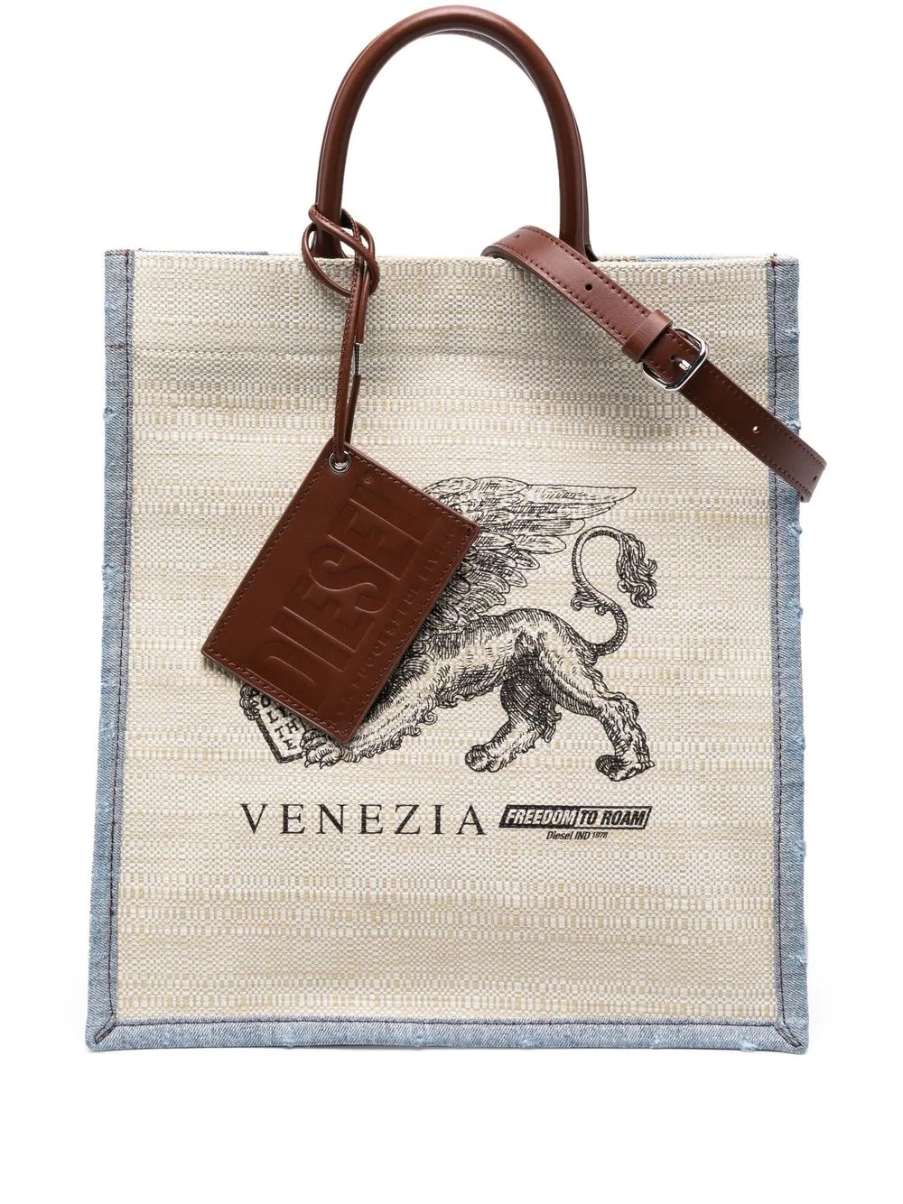 Tourista-M graphic-print tote bag - 1