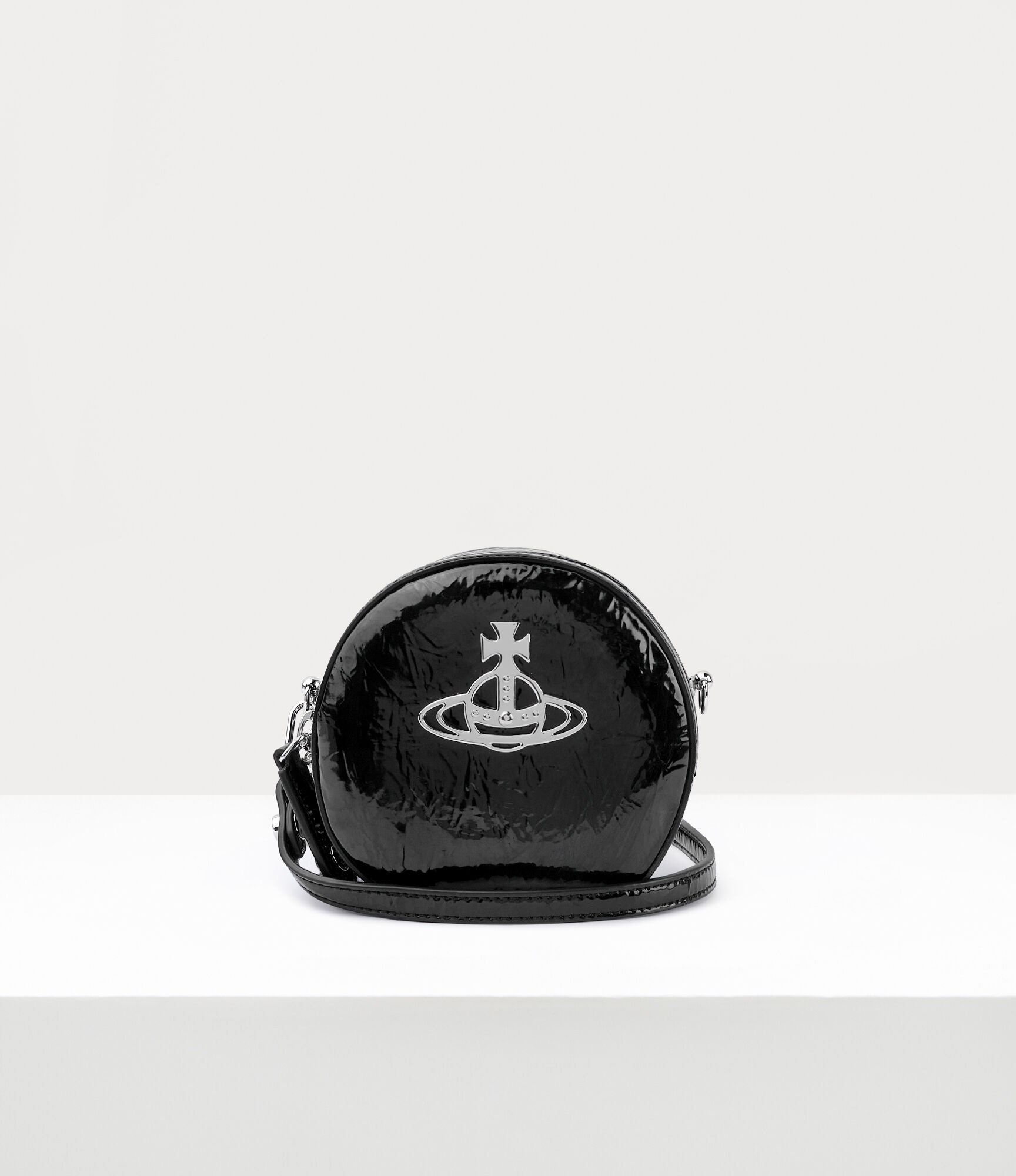 CRINKLE MINI ROUND CROSSBODY - 1