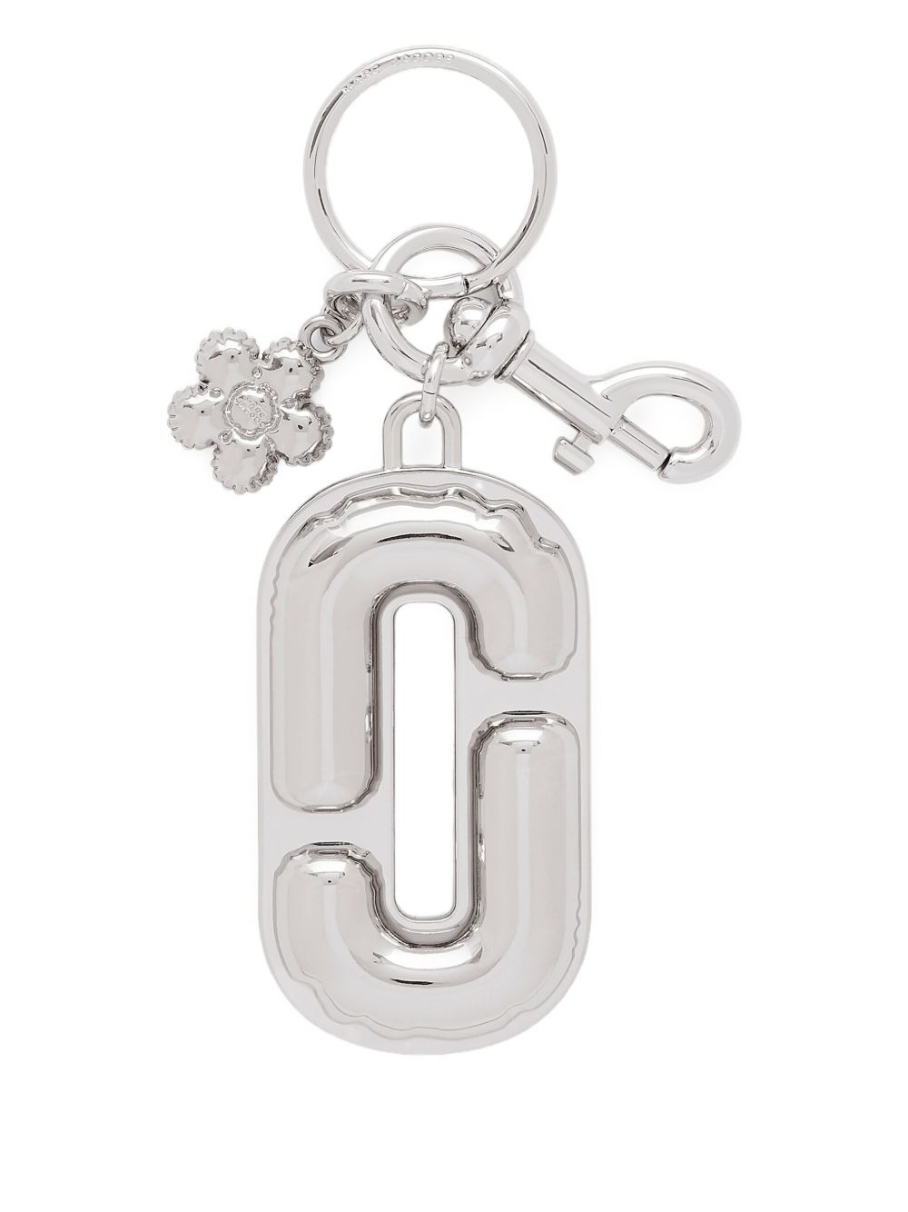 The J Marc balloon-shaped flower-embellished keyring - 3