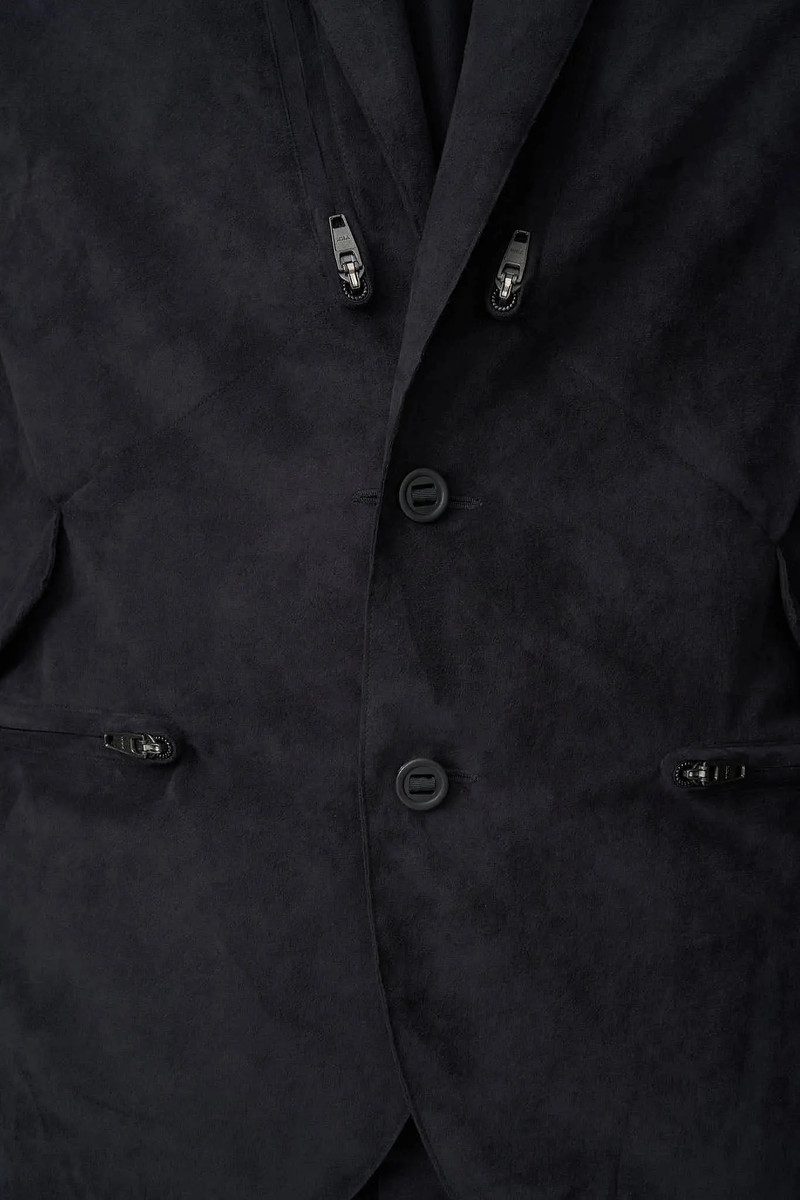 J130-TO Scrim Laced Ultra-Microfiber Blazer 25