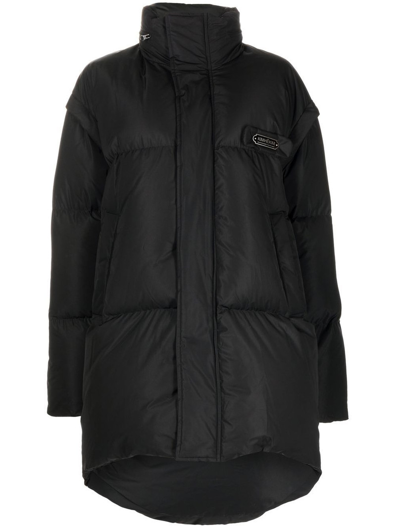 logo-plaque puffer jacket 1