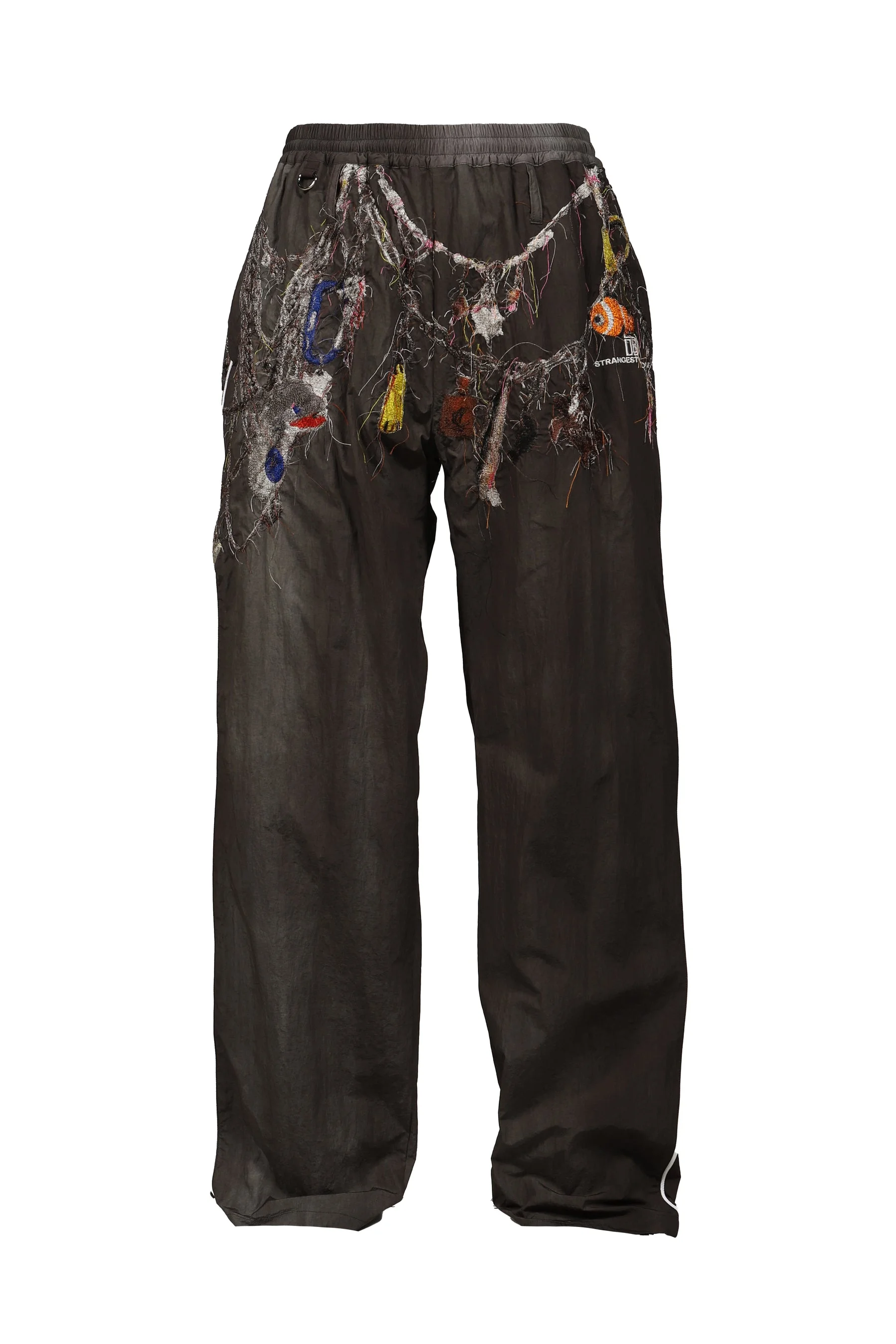 EMBROIDERED CHAIN TRACK PANTS / CHA - 1