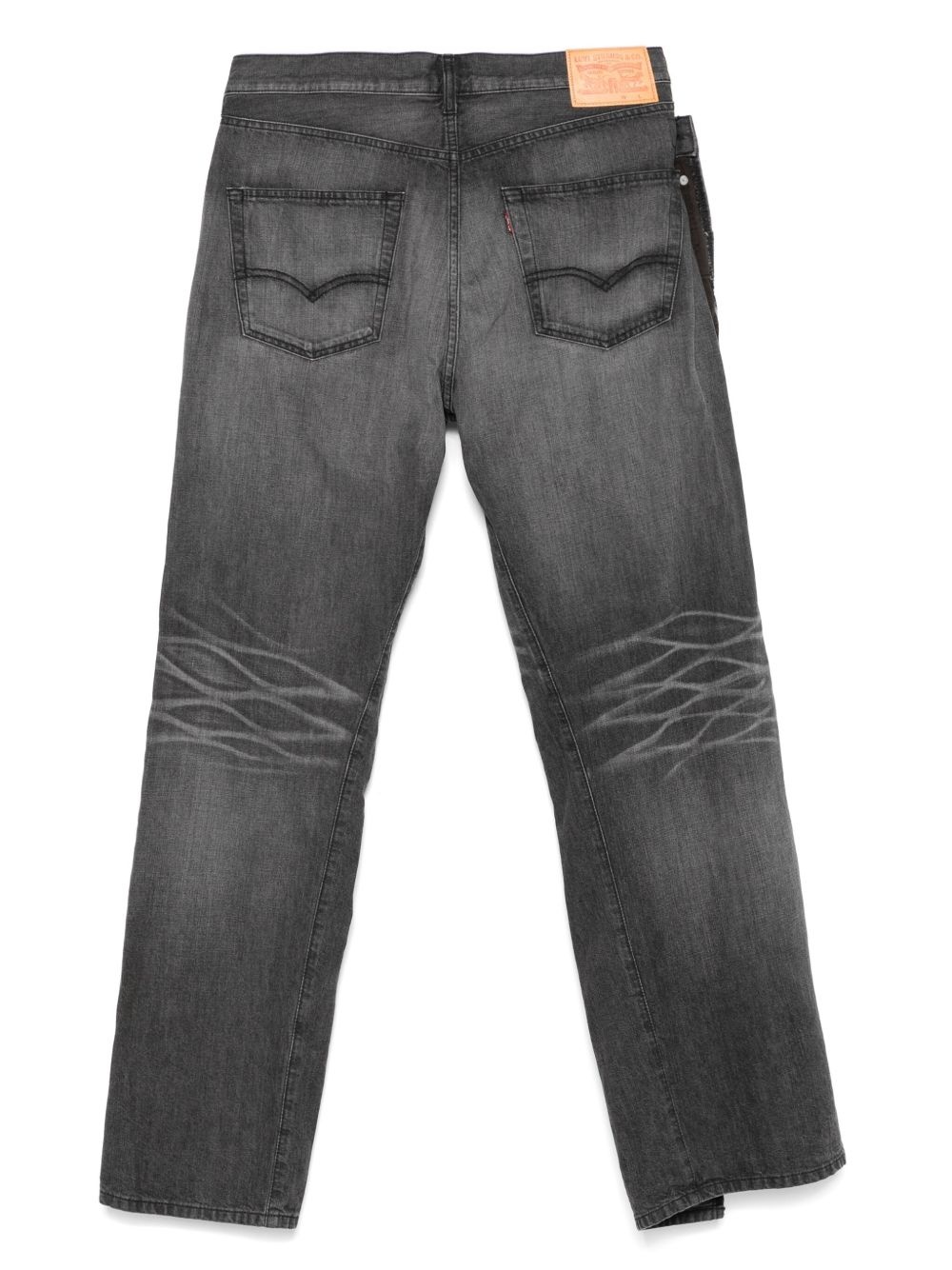 double-waisted jeans - 2
