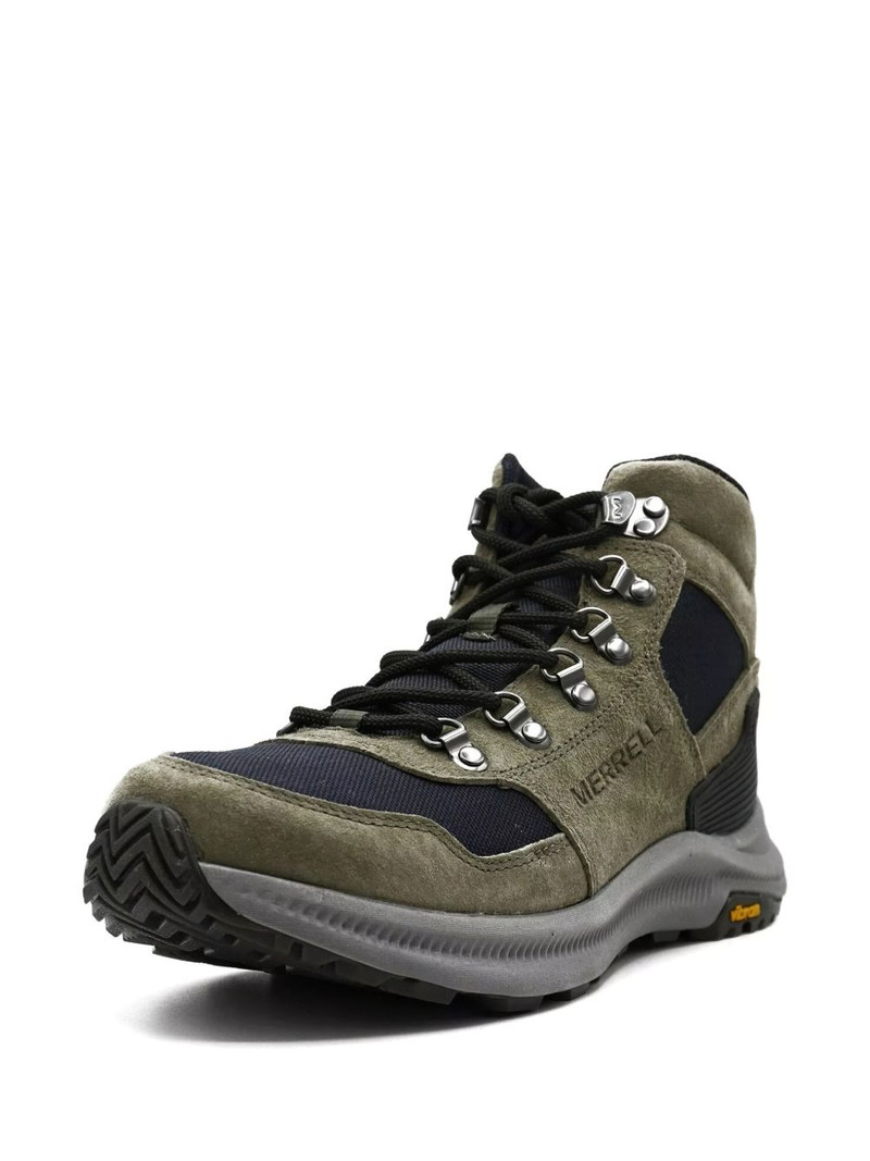 MERRELL suede leather lace-up trainers outlook