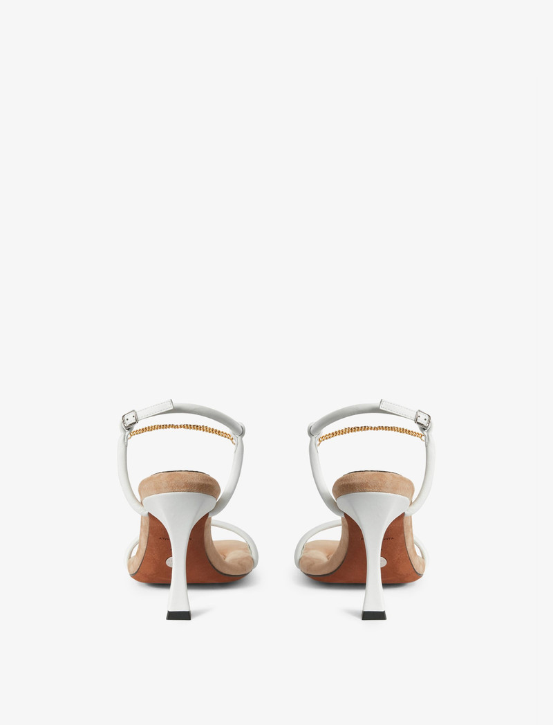 Proenza Schouler Square Padded Chain Sandals - 90mm outlook