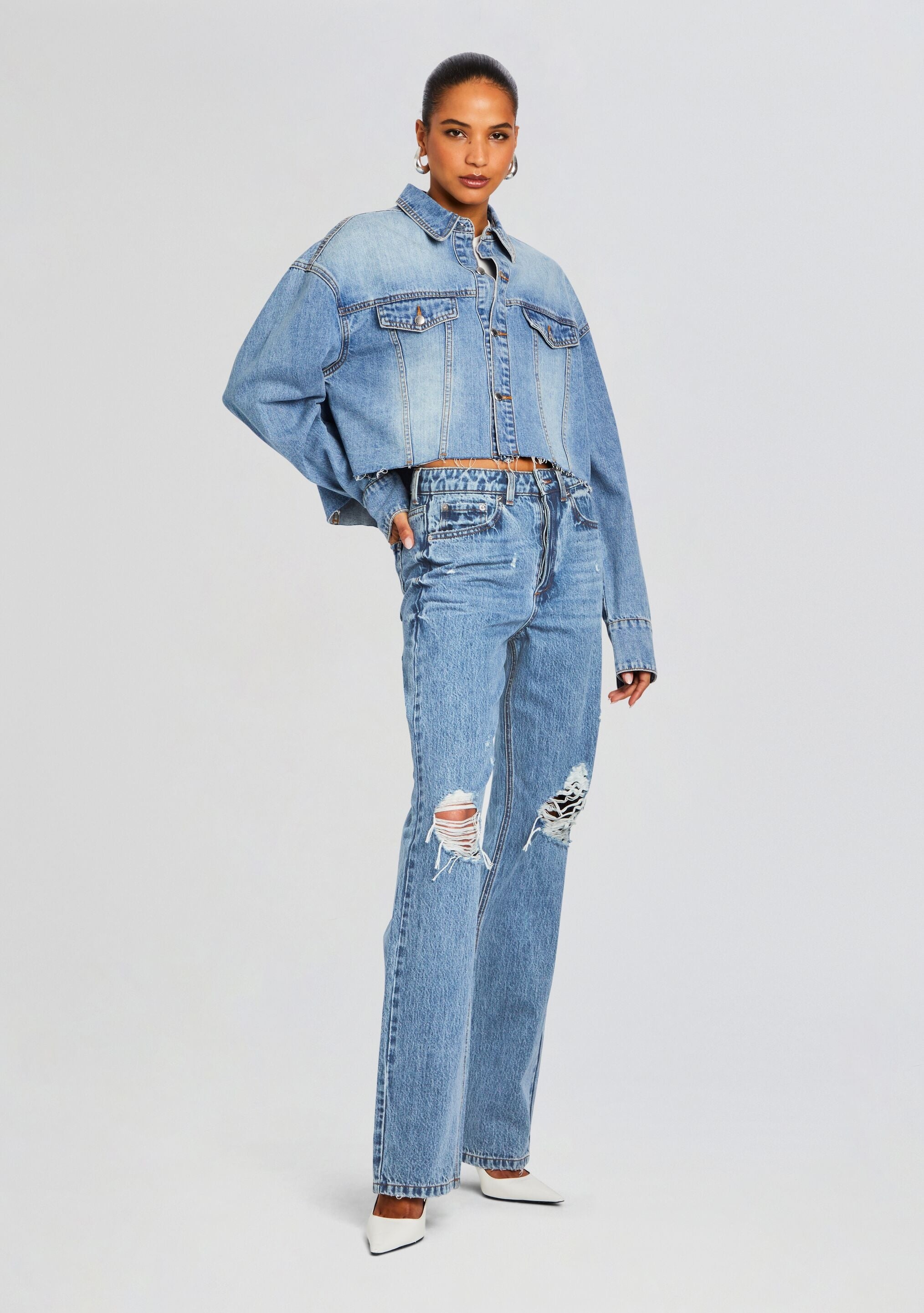 NICKI DENIM JACKET - 3