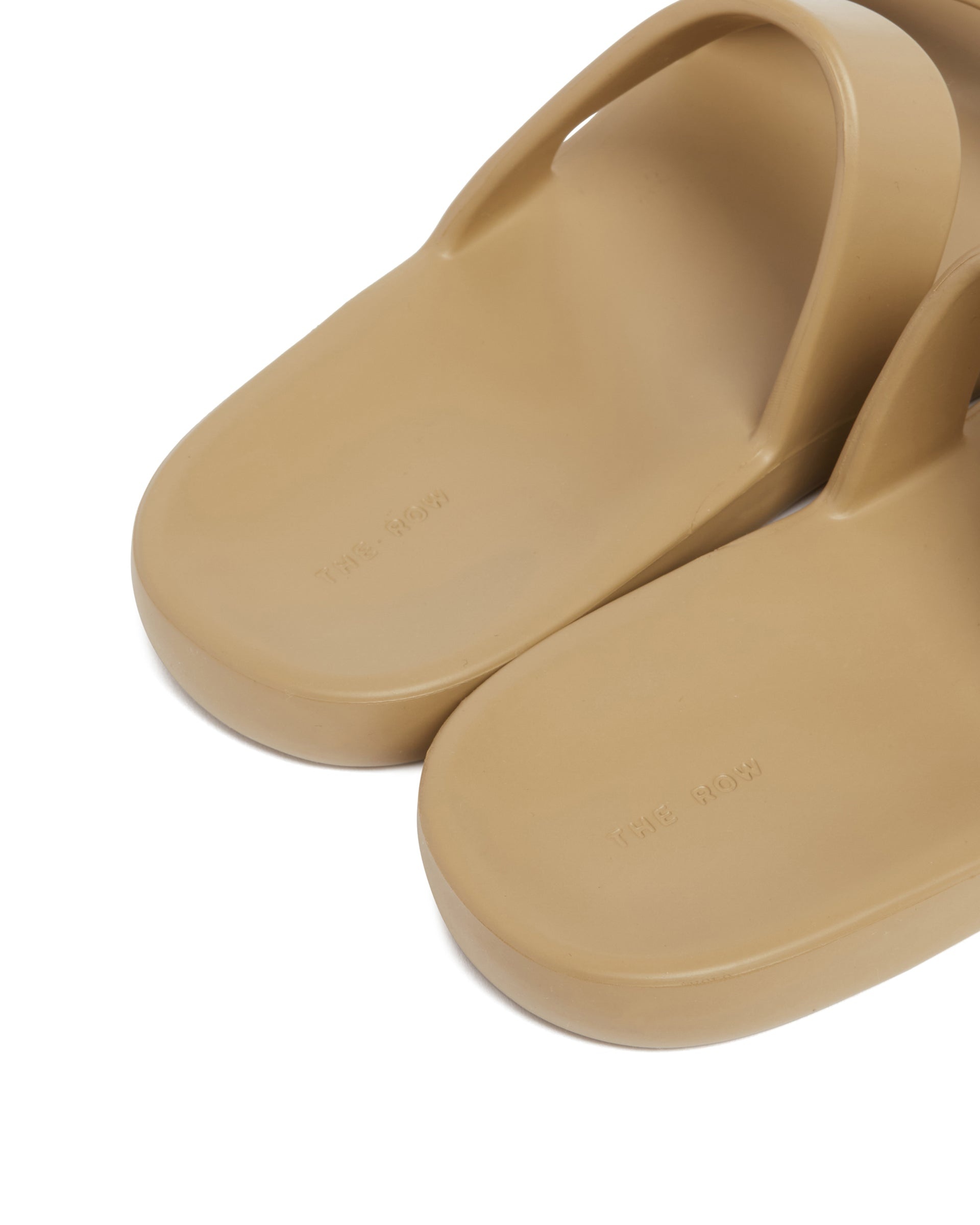 Beige Foam Rubber Sandals - 6
