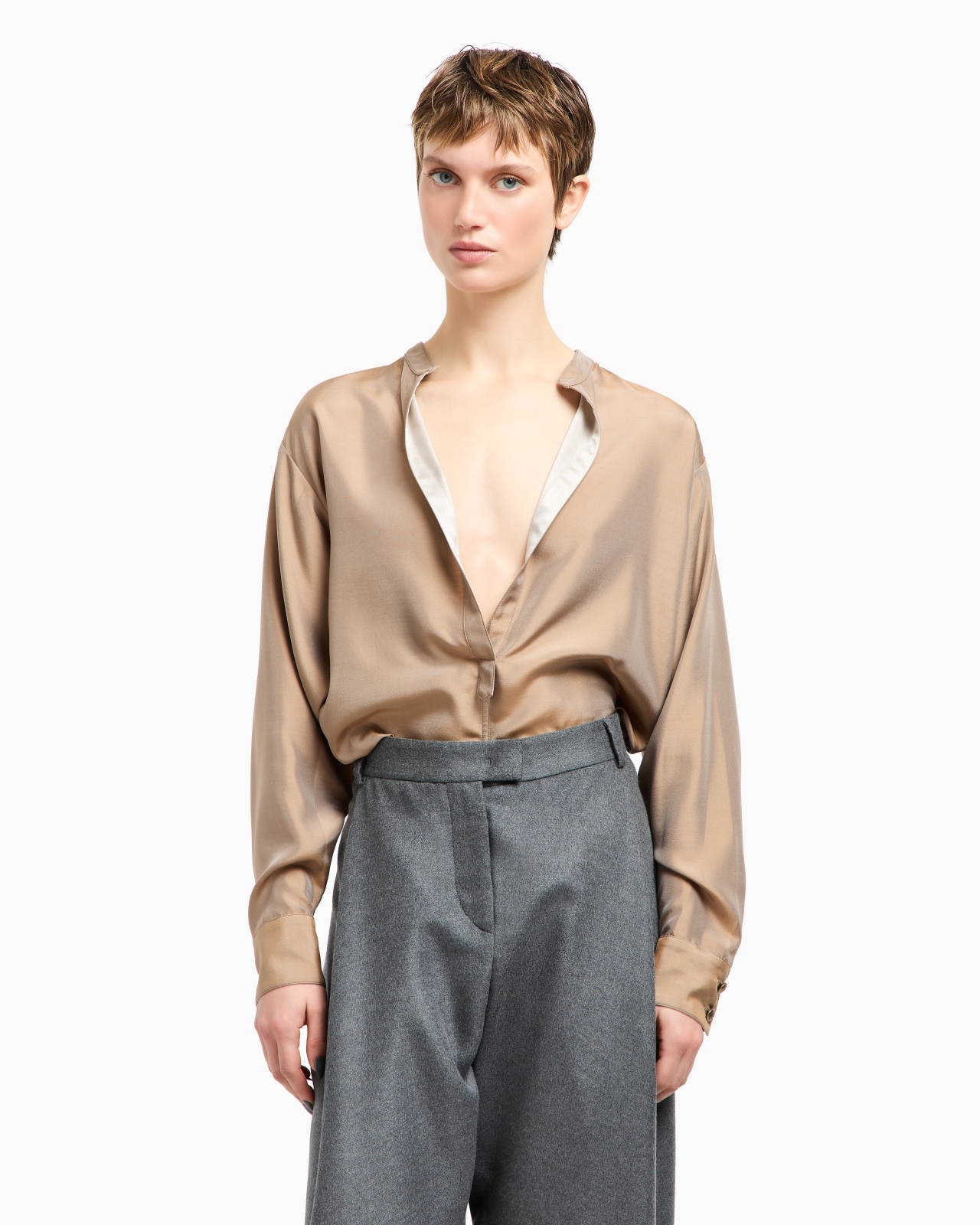 SATIN SHIRT - 4