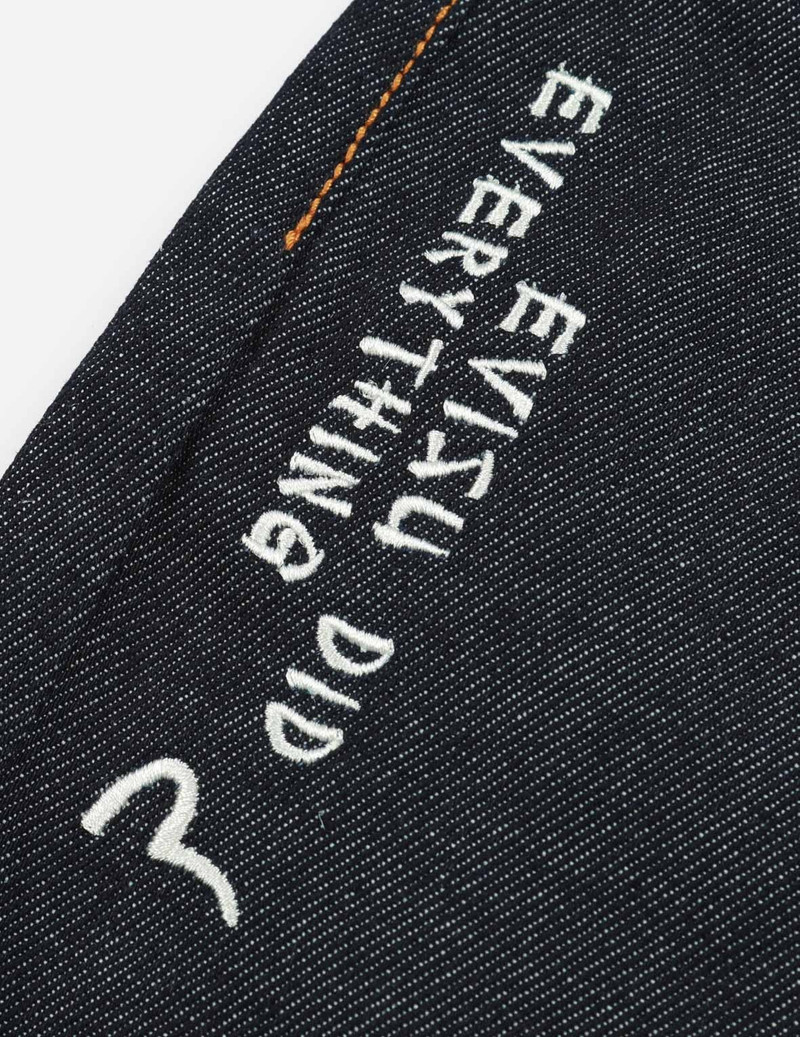 DRAGON-KOI AND SEAGULL EMBROIDERY CROPPED-FIT JEANS #2027 8