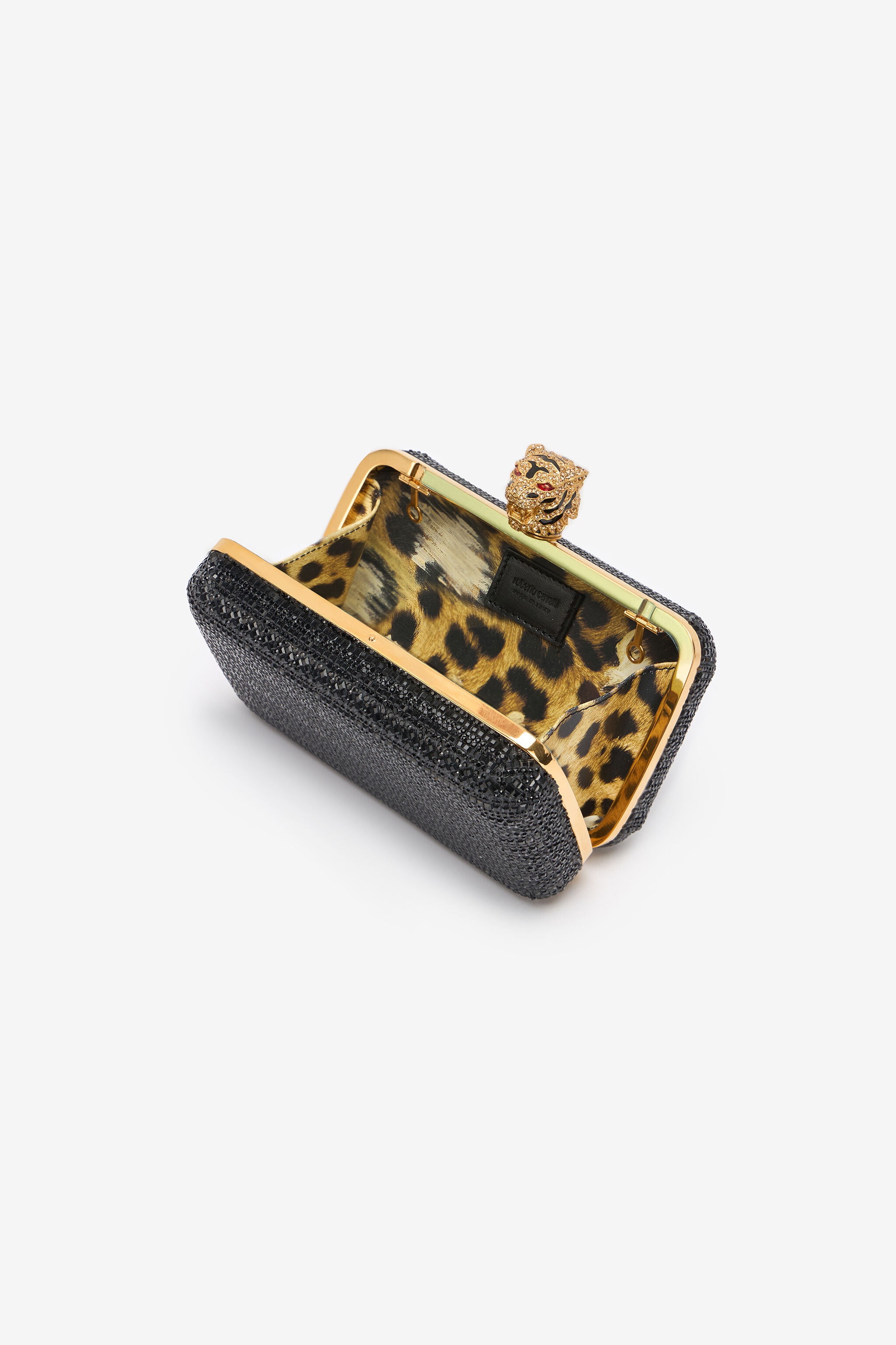 Clutch With Rhinestones And Tigers - 7