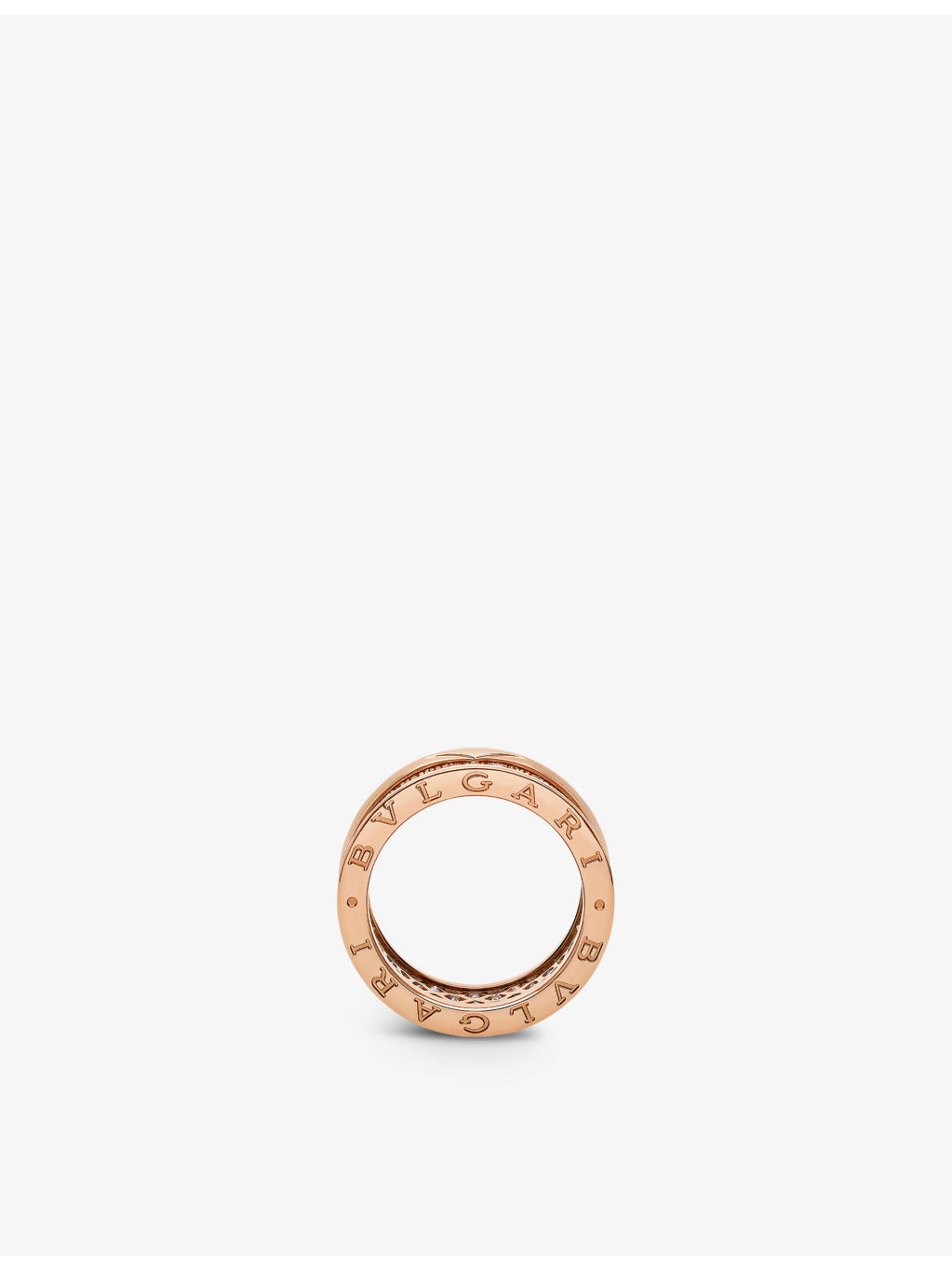 B.zero1 18ct rose-gold and 1.63ct brilliant-cut diamond ring - 3