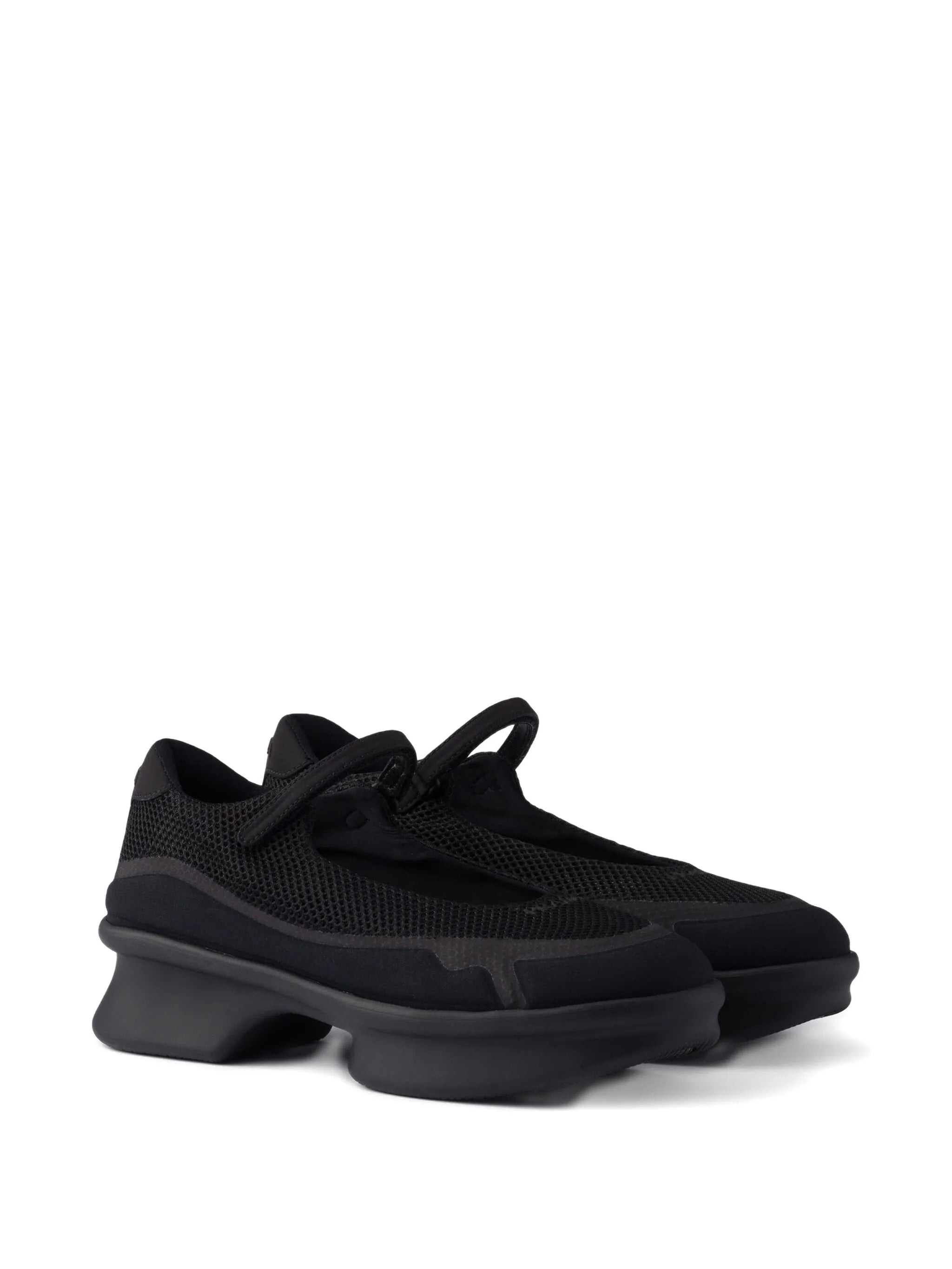 mesh-panels ballerina flats - 2