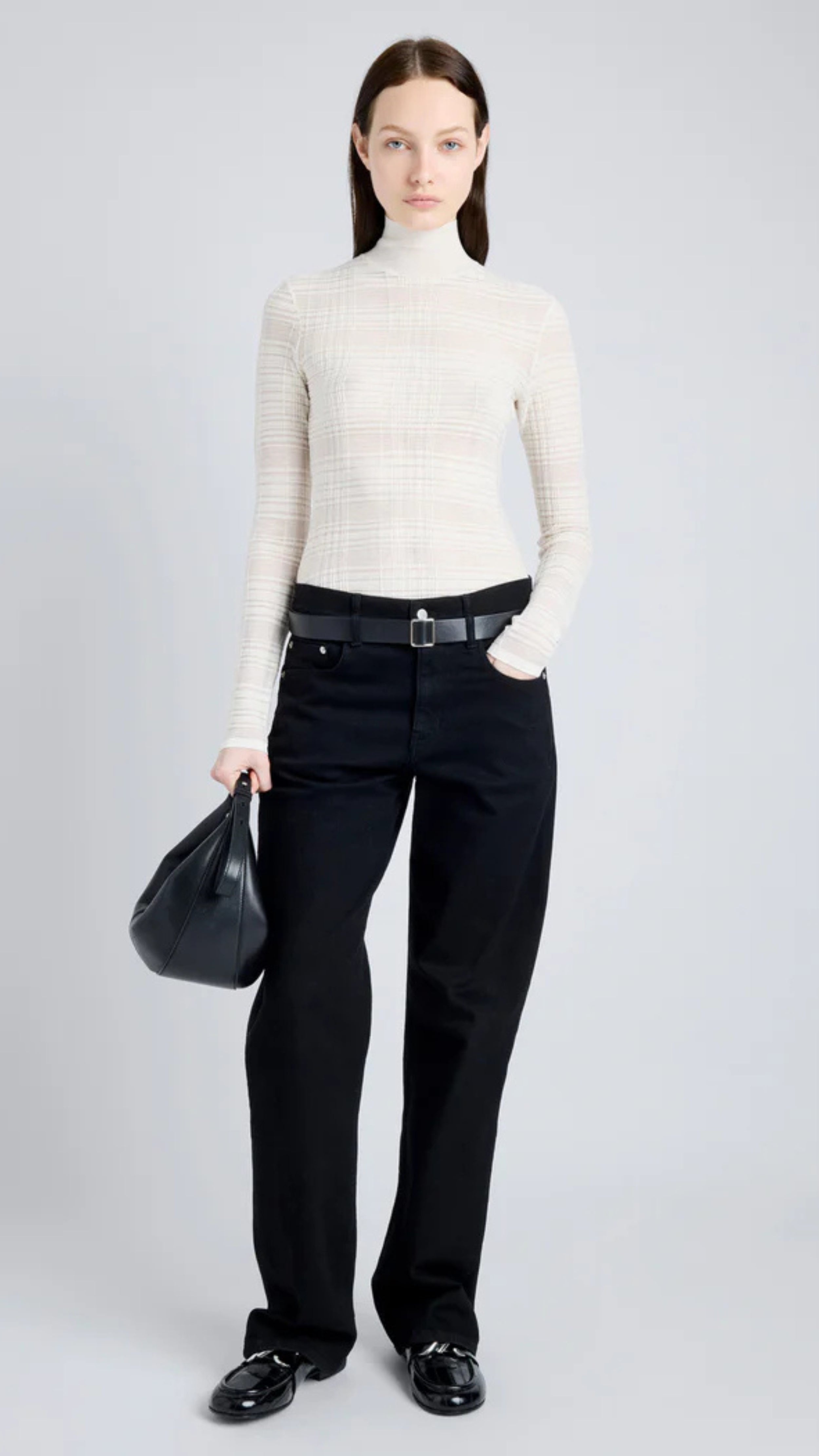 Stefanie Sweater in Plaid Knits - 3