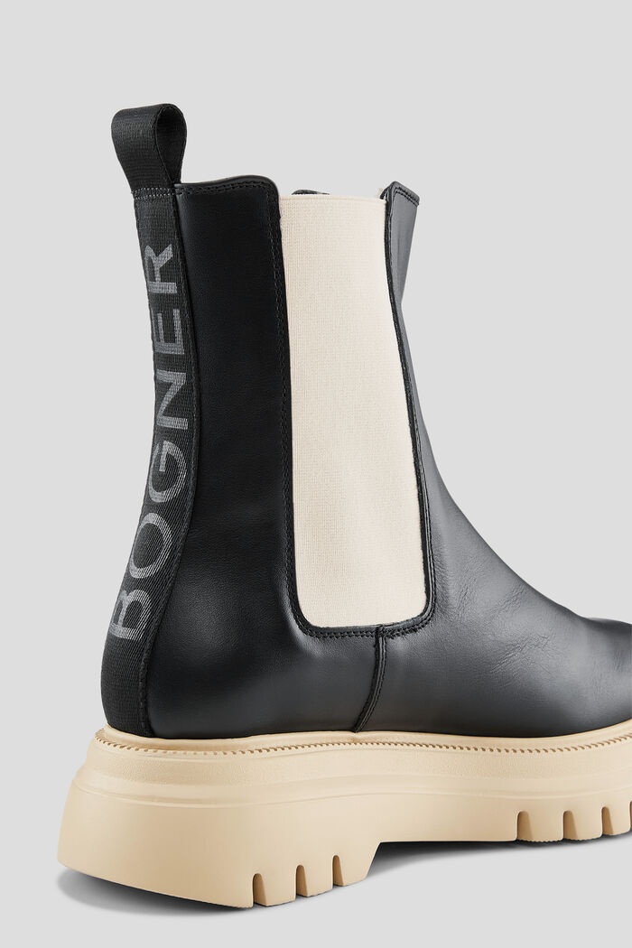 Graz Chelsea boots in Black/Beige - 6