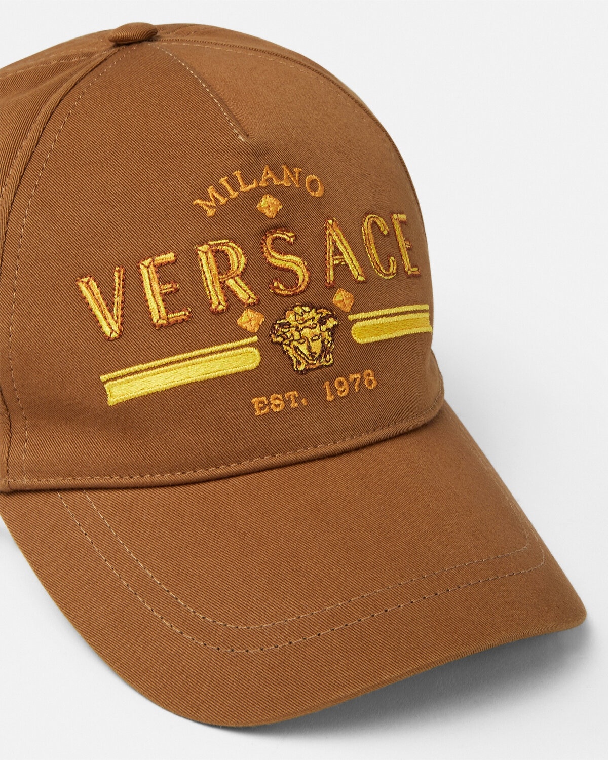 VERSACE Embroidered Logo Baseball Cap | REVERSIBLE