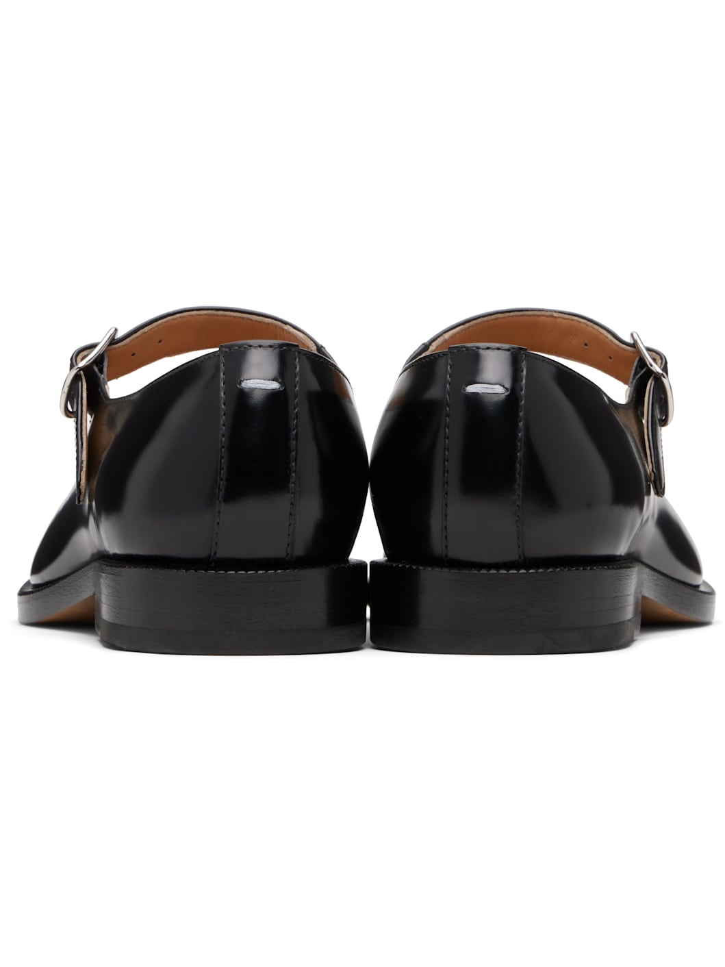 Black Tabi Mary Jane Loafers - 2
