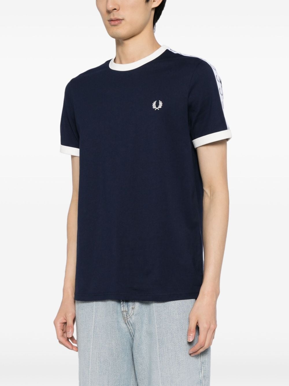 Ringer logo-tape T-shirt - 3