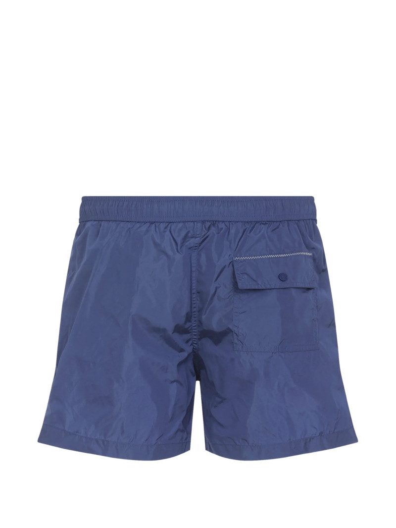 Moncler logo patch swim shorts outlook