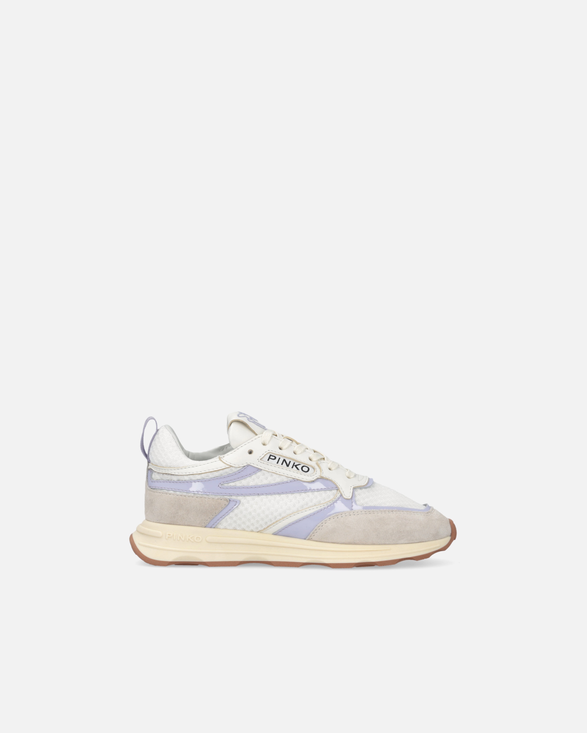 SNEAKERS WITH LOGO AND PATENT DETAILING - 1