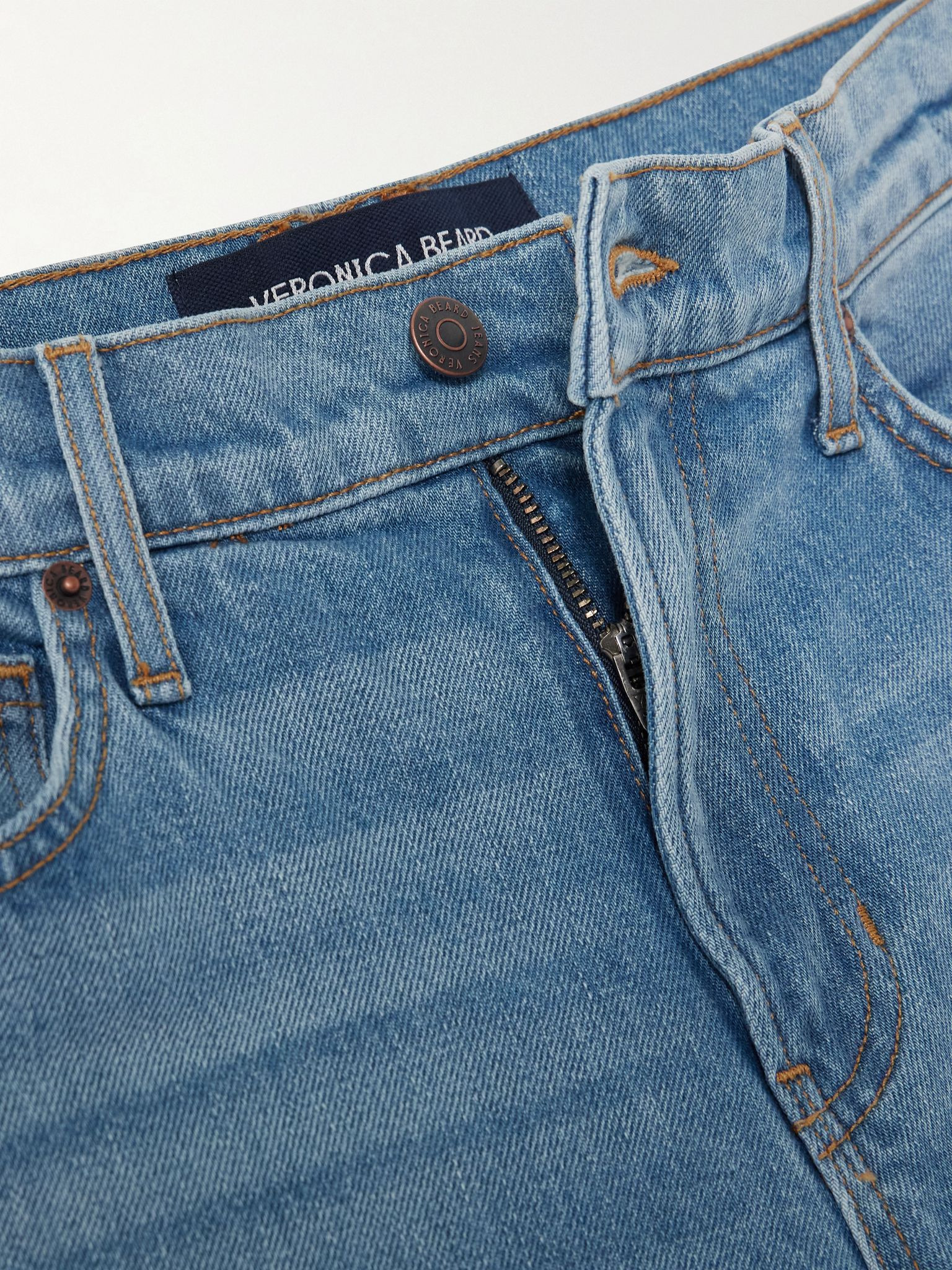 Leah mid-rise straight-leg jeans Mid denim - 5