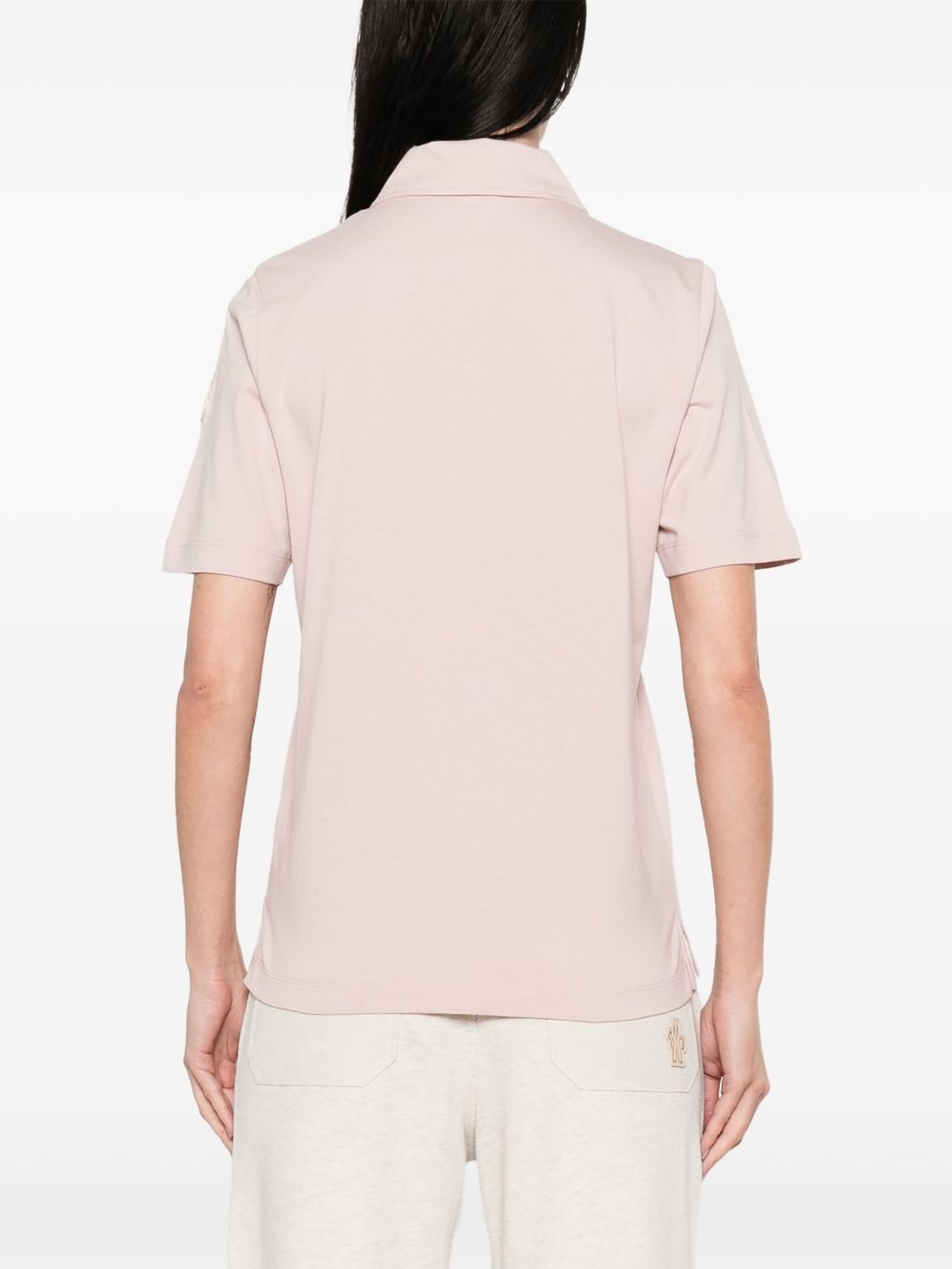 logo-patch polo top - 4