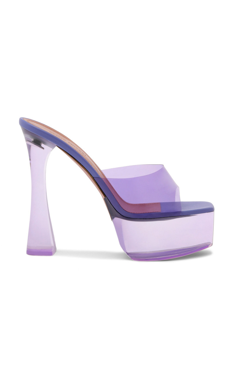 Dalida PVC Platform Sandals purple - 1