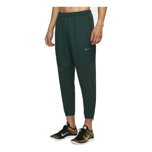 Nike Essential Fleece Running Sports Long Pants Green CU5519-397 - 1