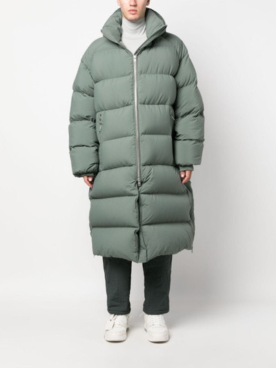 Y-3 quilted parka coat outlook