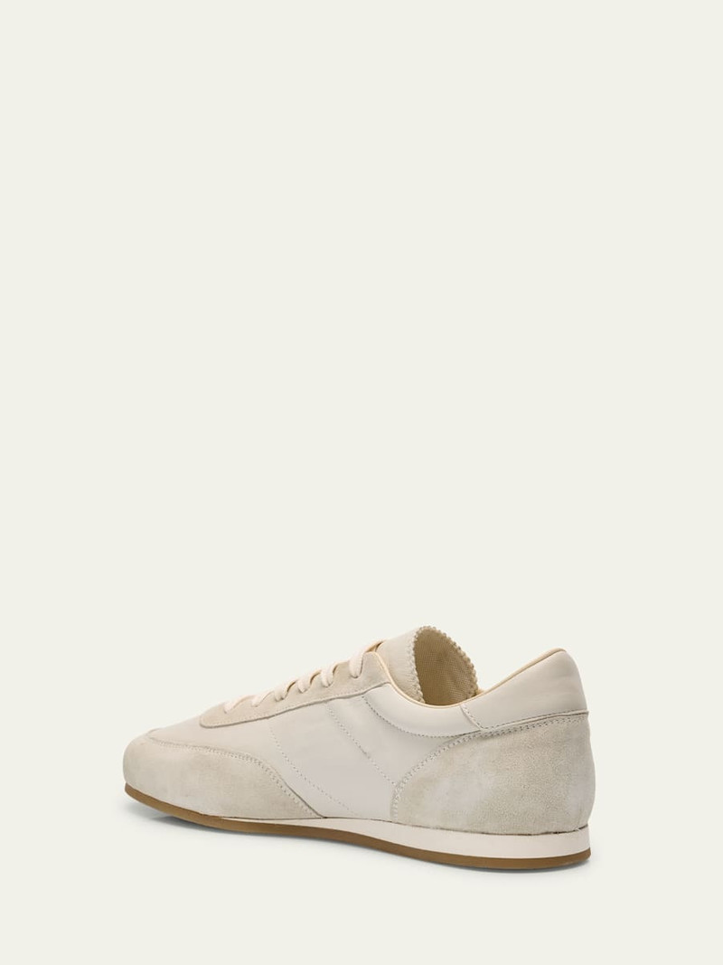 Common Projects Men's Leather and Suede Runner Sneakers outlook