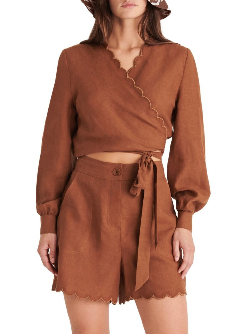 ERES Joli linen crop top outlook