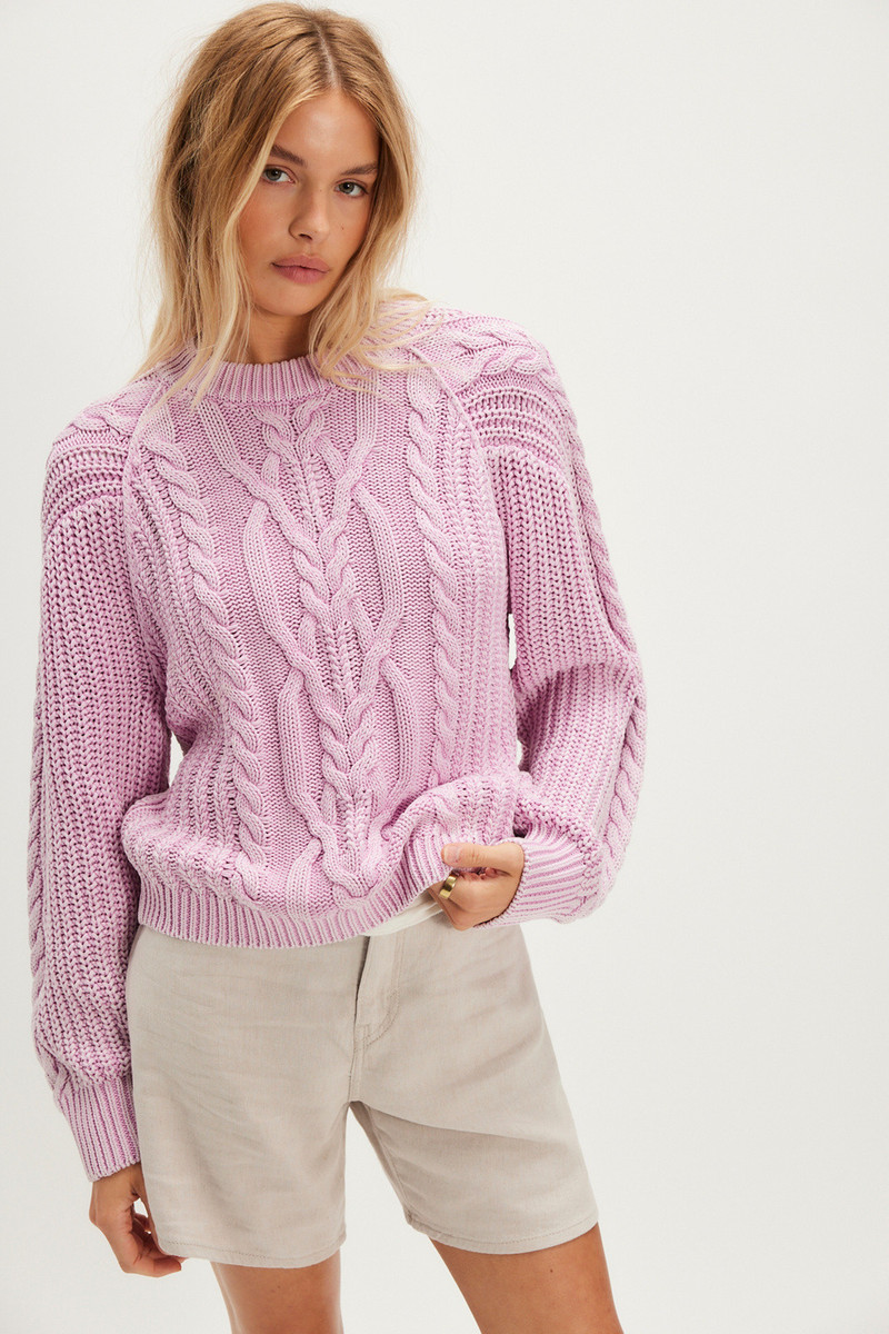 Frankie Cable Knit Sweater 3