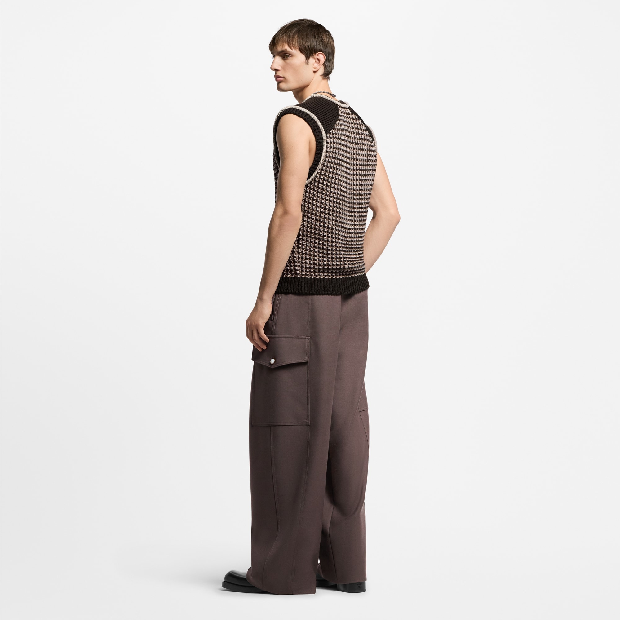 Cotton Jacquard Vest - 3